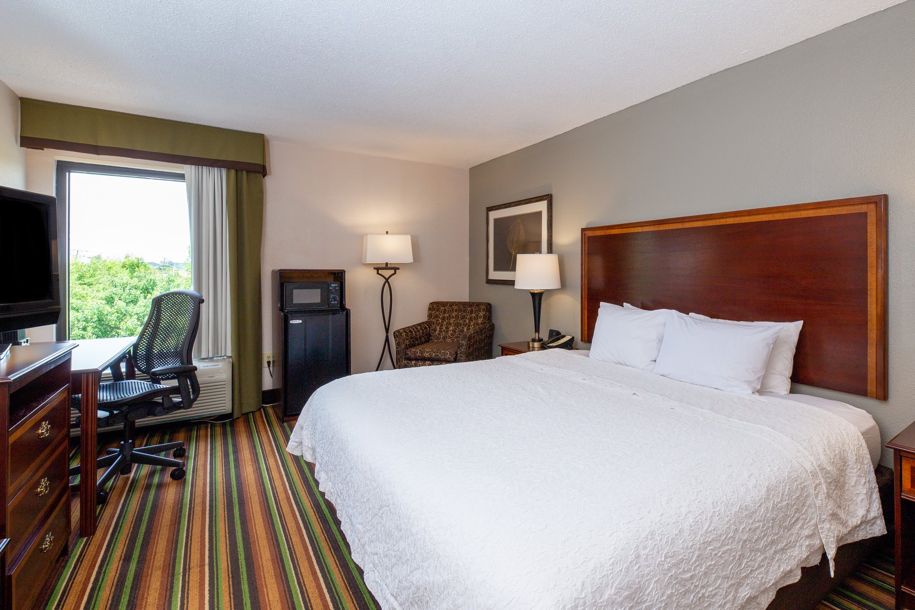 Hampton Inn Winston-Salem-I-40/Hanes Mall Room Type - 1KNG MOB HEAR ACC W TUB NS