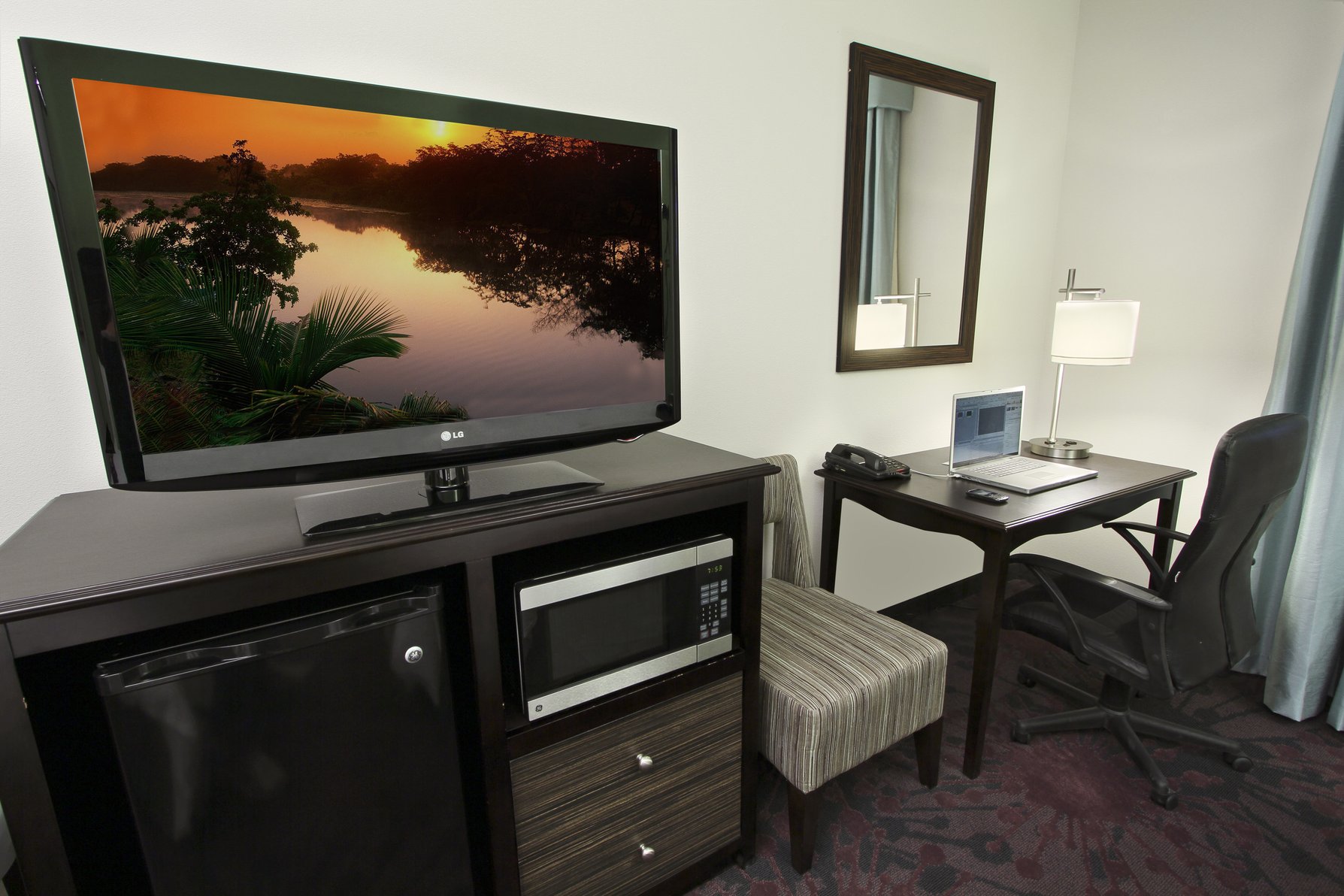 Hampton Inn & Suites by Hilton Winnie Room Type - 1KNG MOB HEAR ACC W TUB NS