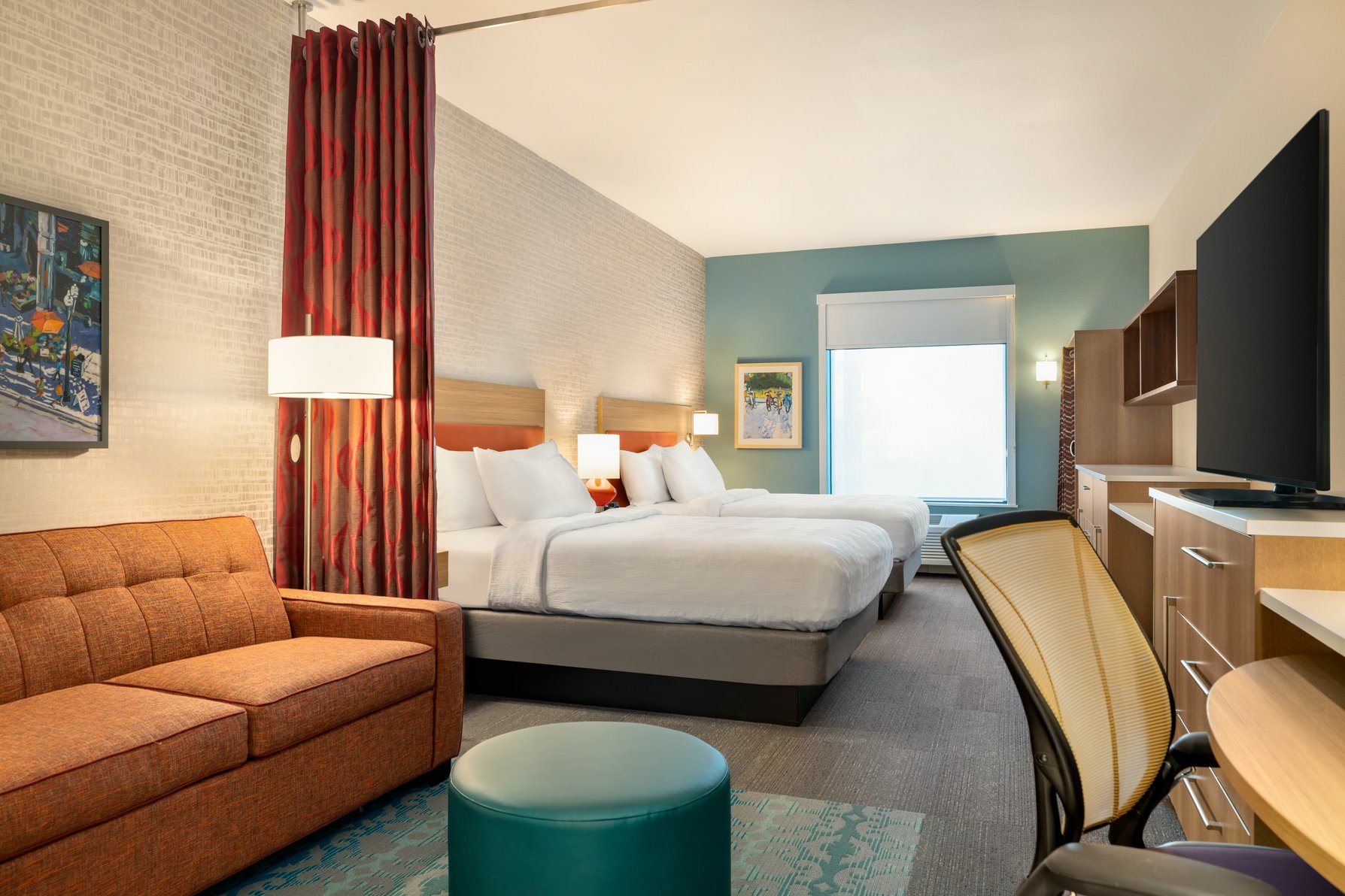 Home2 Suites by Hilton Ogden Room Type - 2QN HEARING ACC STUDIO NS