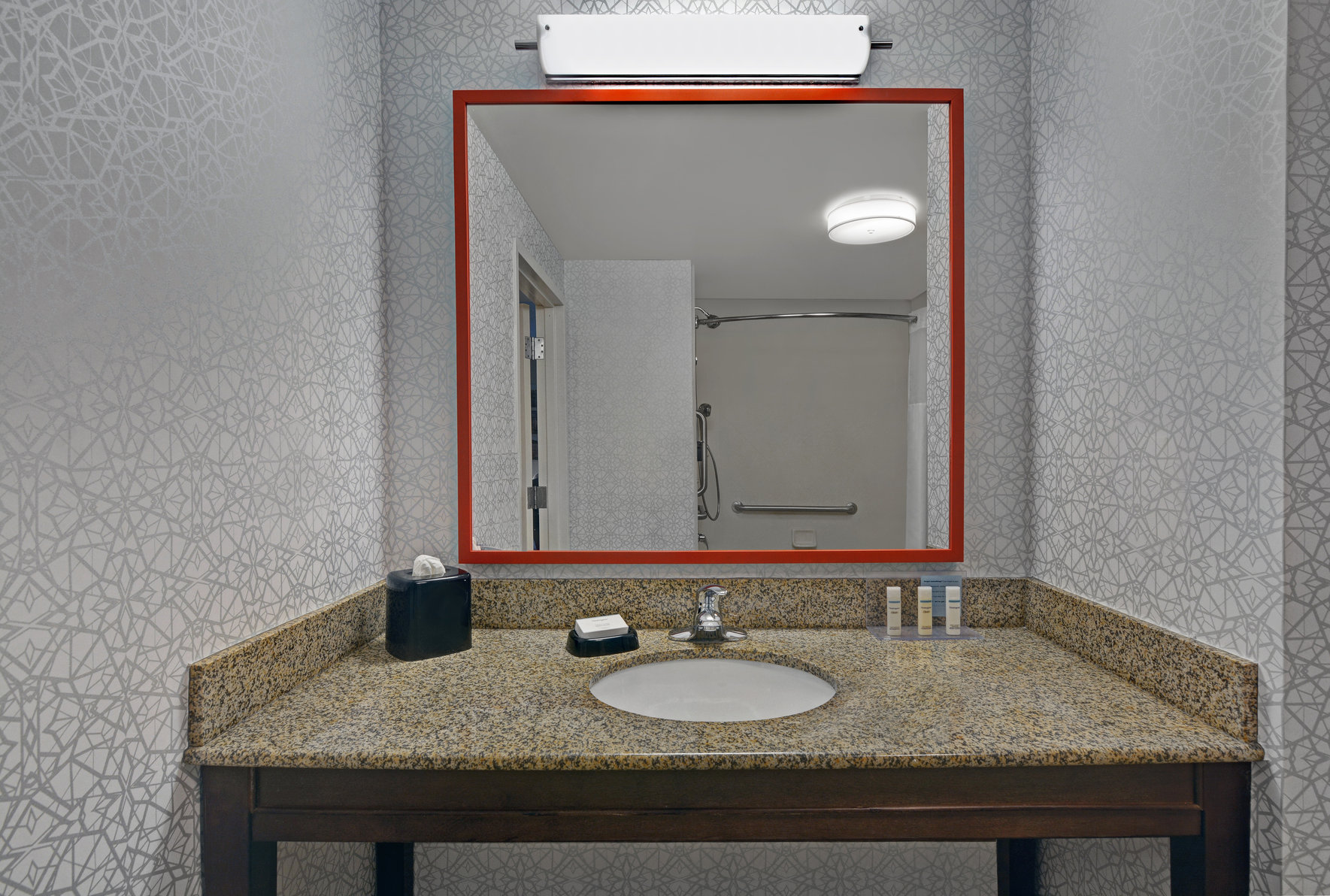 Hampton Inn Bath (Brunswick Area) Room Type - 2QN MOB HEAR ACC RI-SHW NS