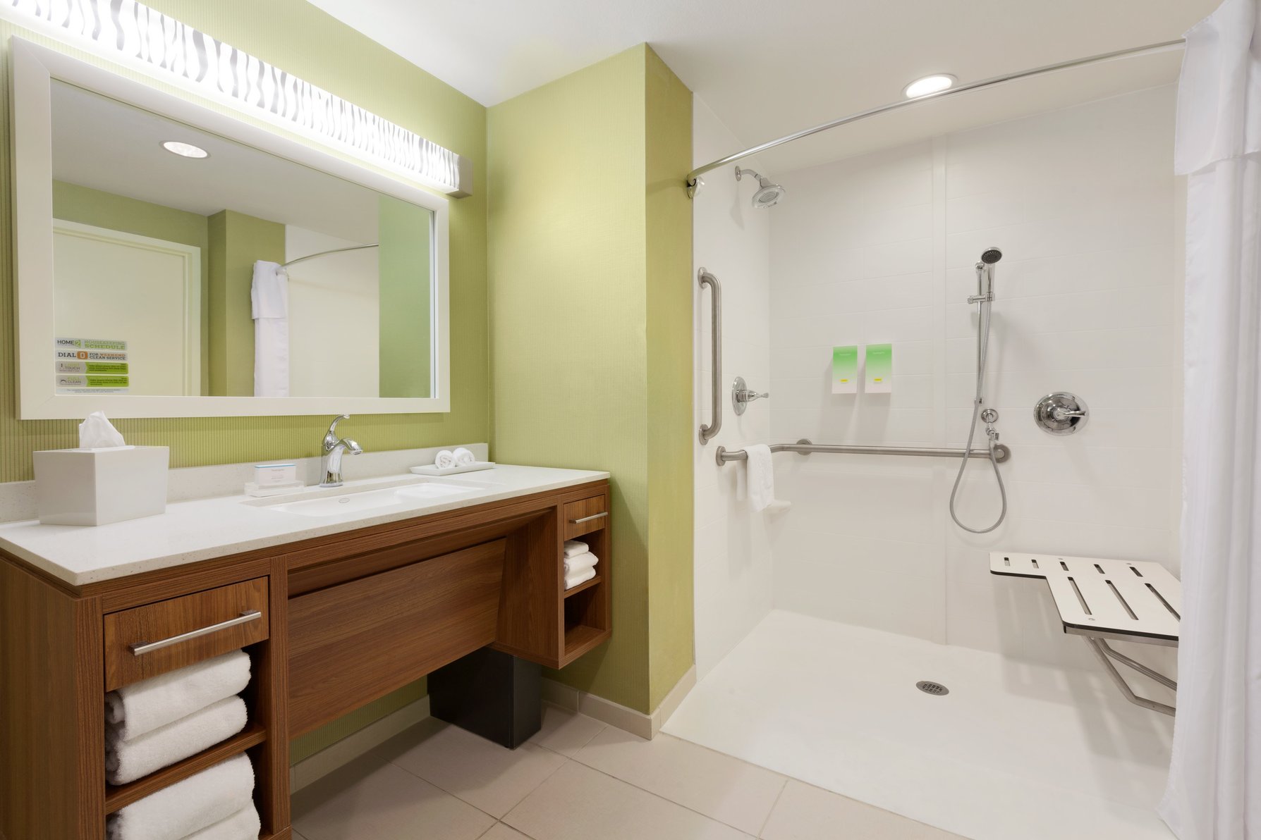 Home2 Suites by Hilton Lubbock Room Type - 1KG ACC RI SHWR STE NONSMK