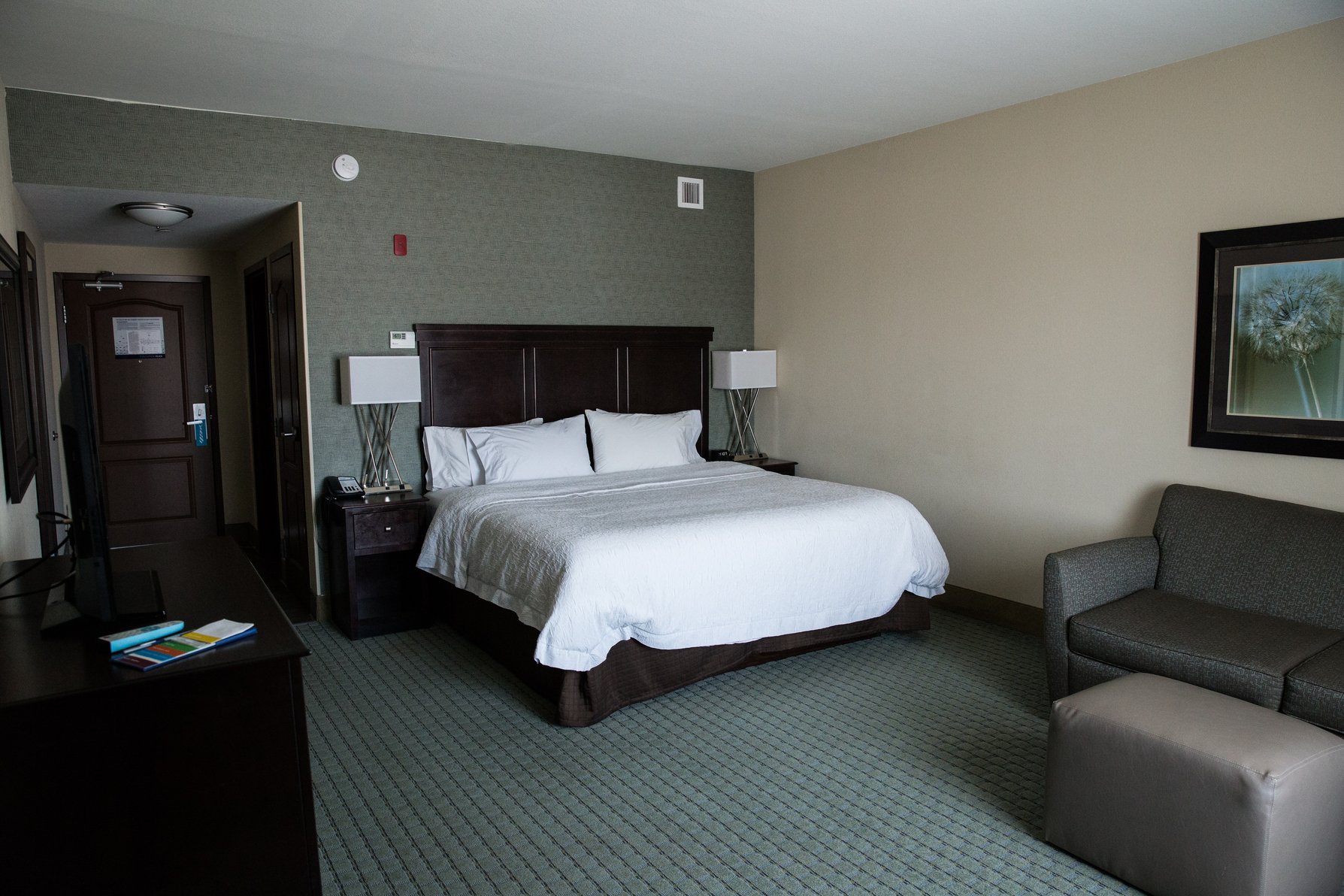 Hampton Inn & Suites by Hilton Bismarck Northwest Room Type - 1 KNG HEAR ACC SFBD NOSMOK