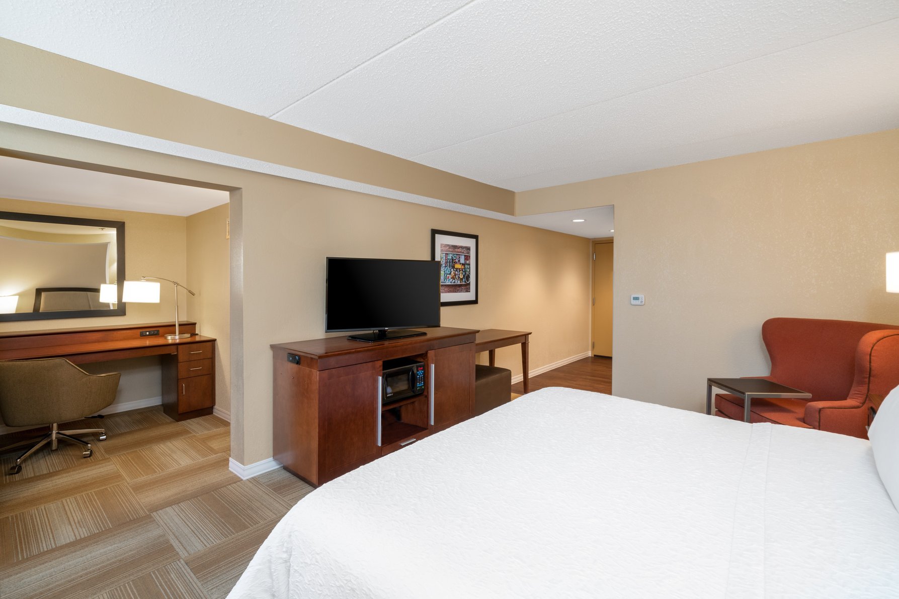 Hampton Inn by Hilton Lafayette Room Type - 1K 2DESK ACC TUB STUDIO NS