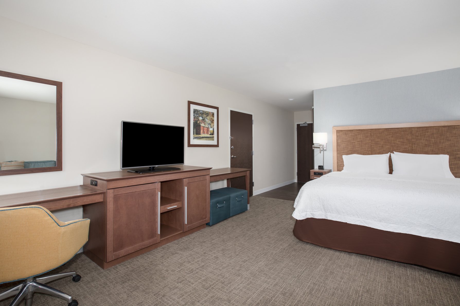 Hampton Inn Lincoln Airport, Ne Room Type - 1 KNG ACC WALKIN SHWR NS