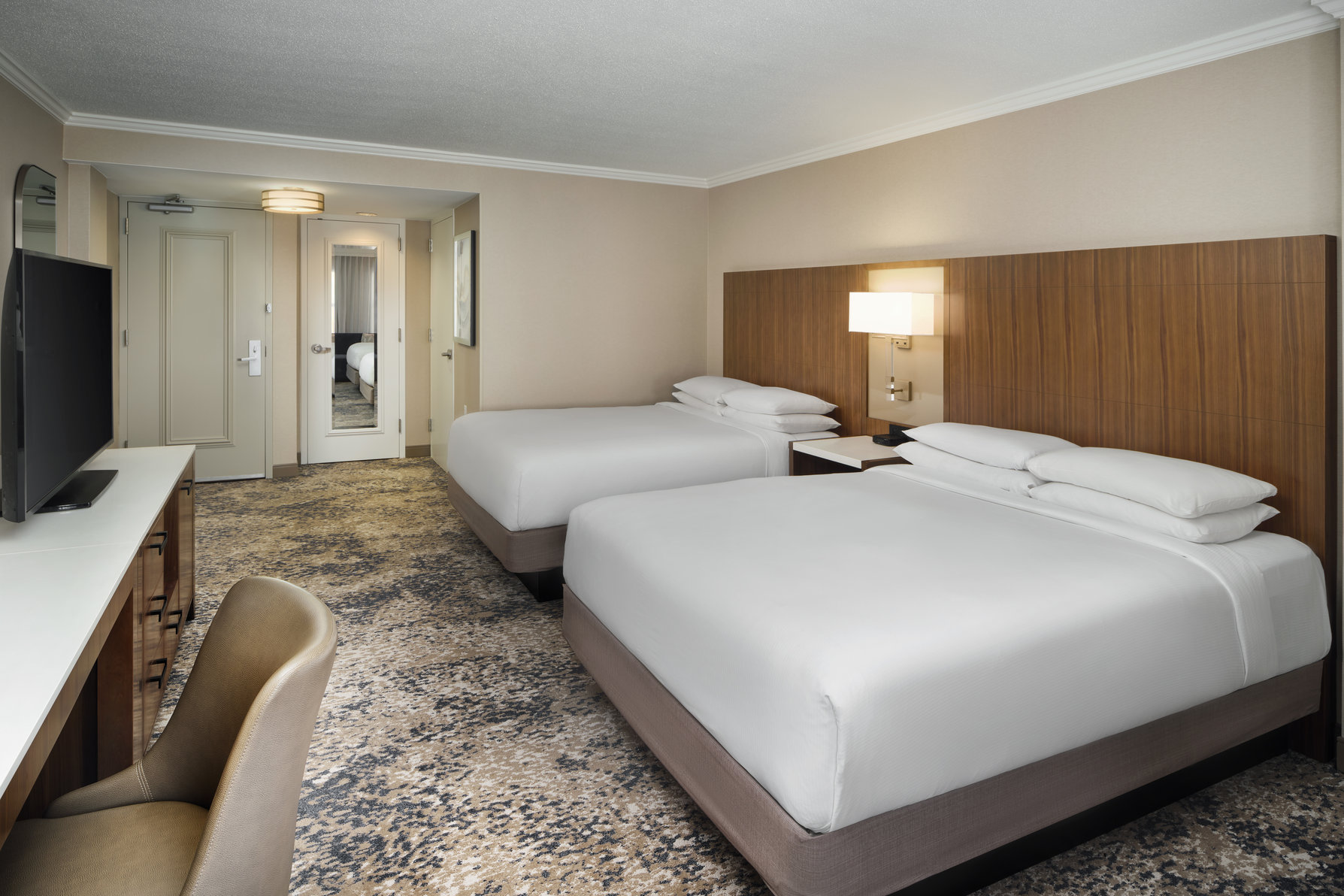Hilton New Orleans Riverside Room Type - STANDARD RIVER VW 2 QN BED