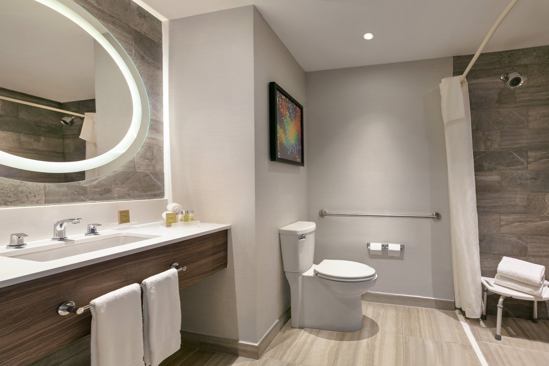 Homewood Suites by Hilton Monterrey Apodaca Room Type - 1Q MOB HR ACC RI SHWR STU
