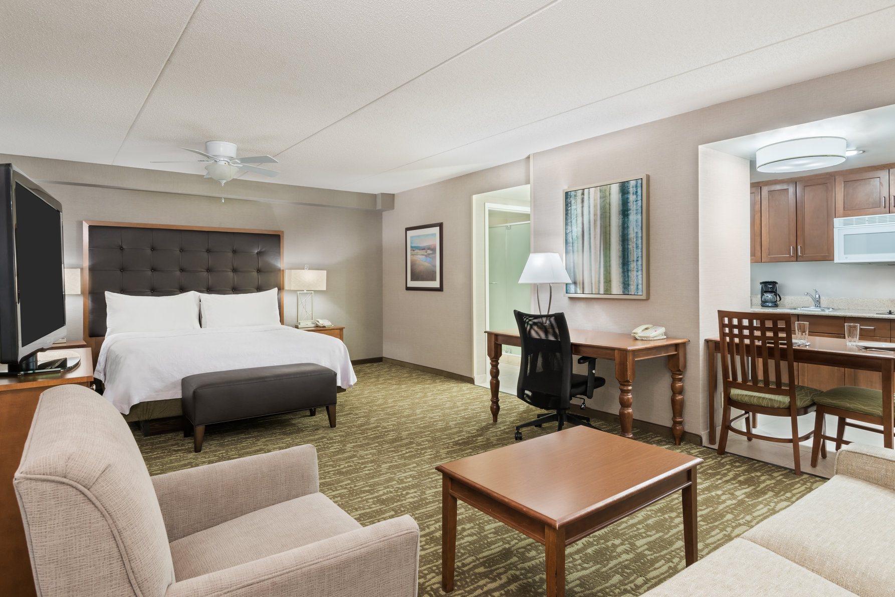 Homewood Suites by Hilton Holyoke-Springfield/North Room Type - 1KG PREM MOB HEA AC RIS NS