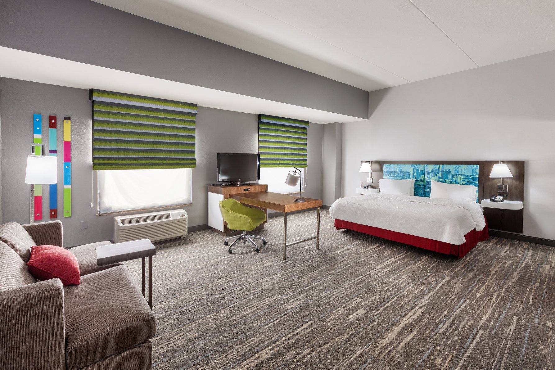 Hampton Inn & Suites Houston-Bush Intercontinental Airport Room Type - 1 KN ACC RI SHWR STUDIO NS