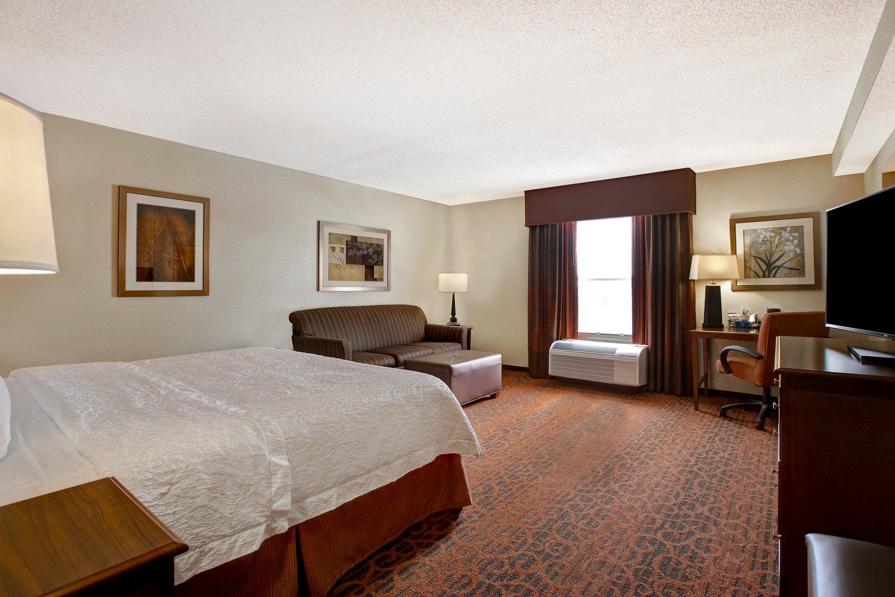 Hampton Inn Ft. Wayne-Southwest Room Type - 1 KING SOFABED MIC FRG NS
