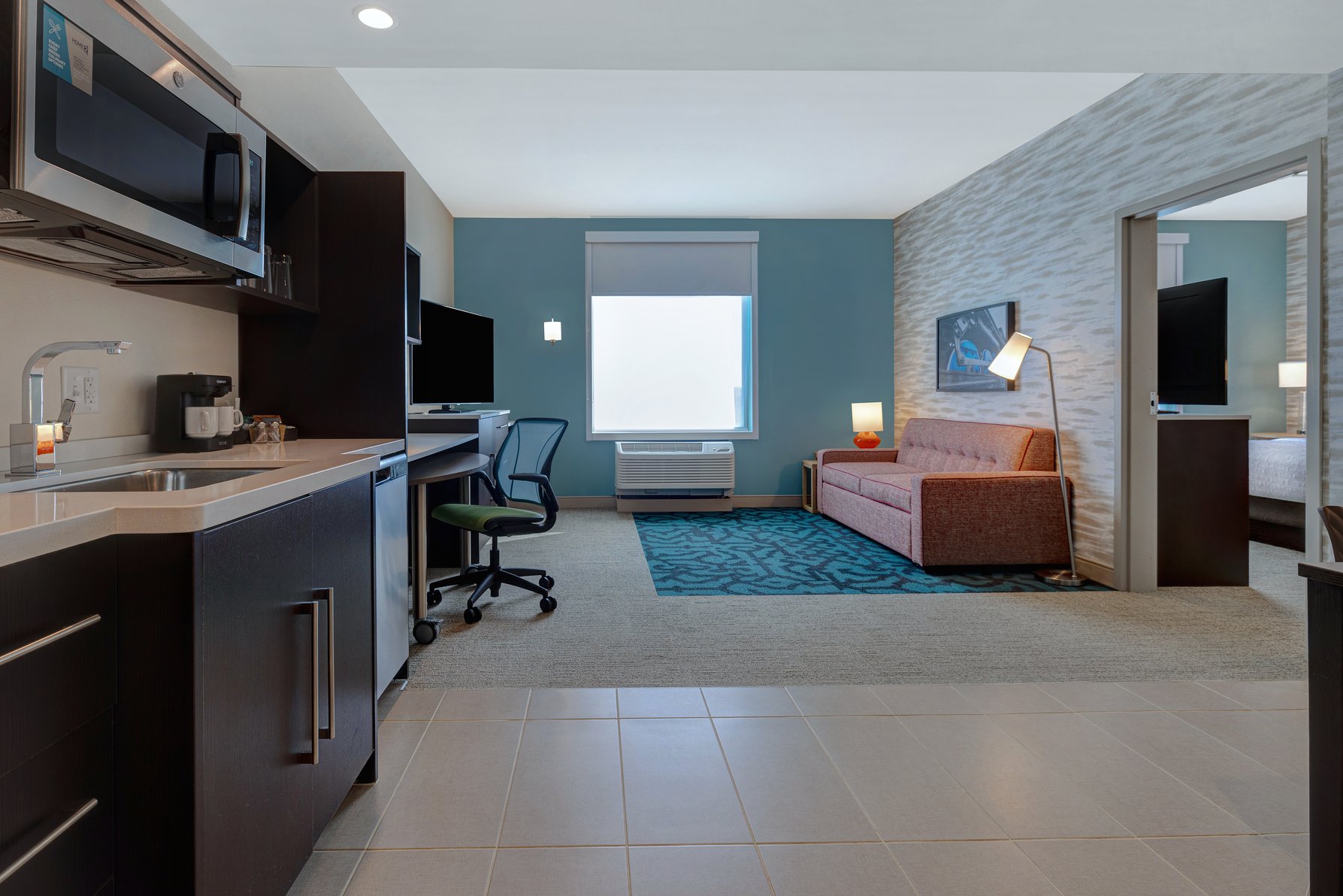Home2 Suites by Hilton Allentown Bethlehem Airport Room Type - 1K MB HR ACC RI SHWR SUITE