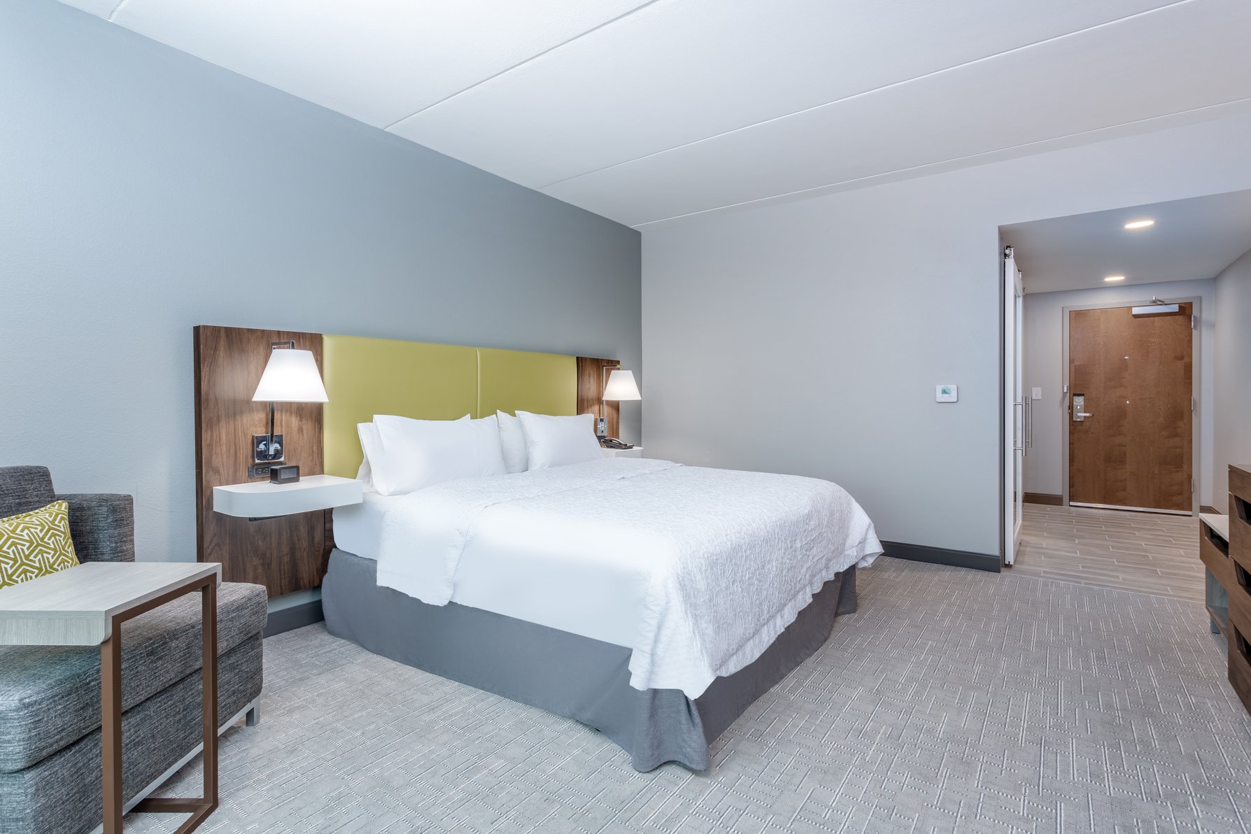 Hampton Inn & Suites Saraland Mobile AL Room Type - 1KG MOB HEAR ACC RI-SHW NS