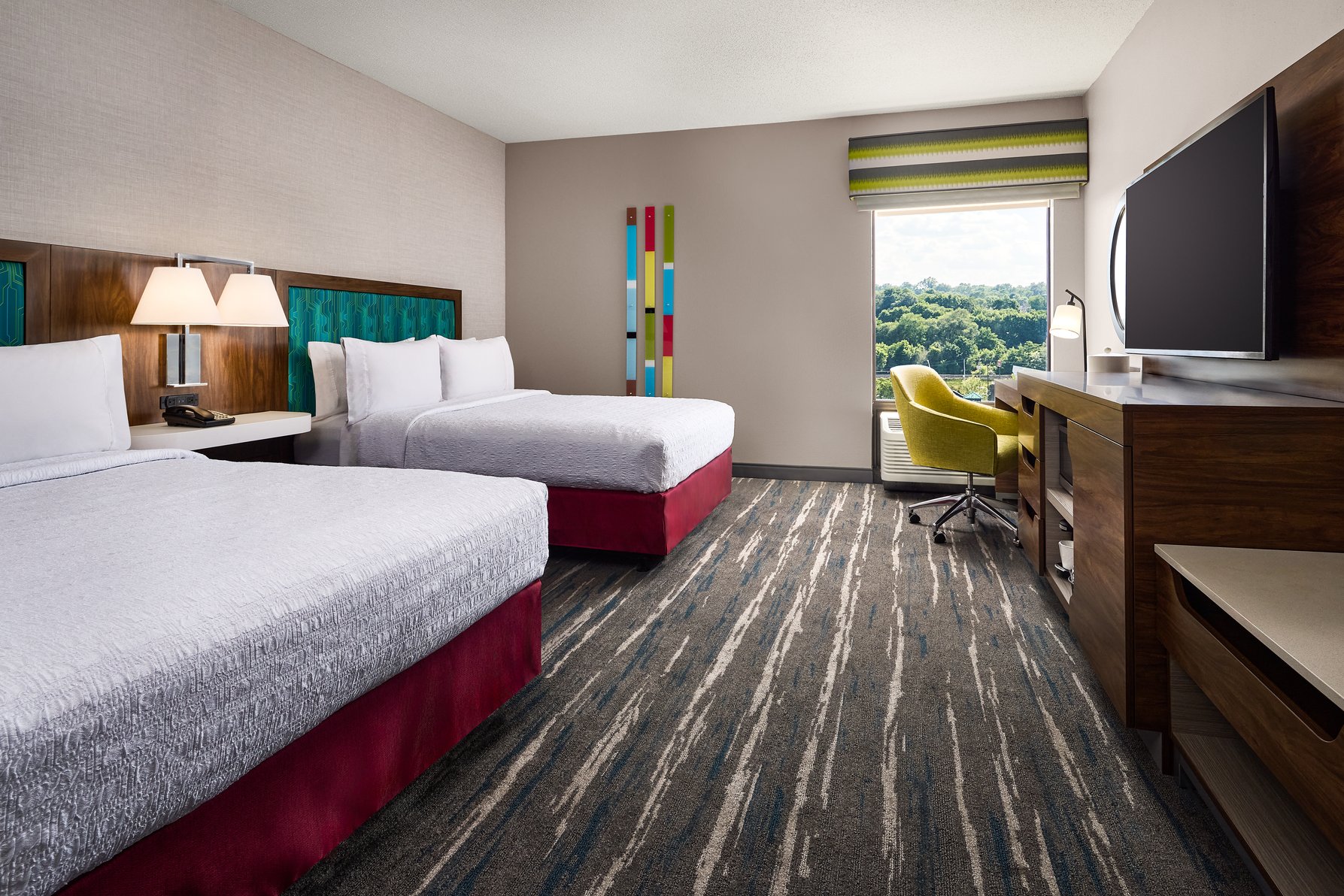 Hampton Inn Canton/Massillon Room Type - 2QN MOB HEAR ACC RI-SHW NS