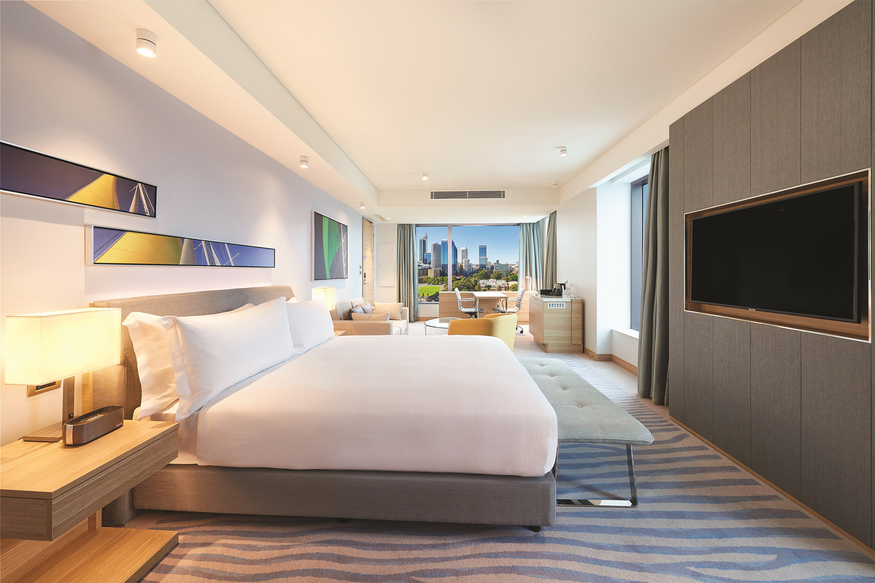 DoubleTree by Hilton Perth Waterfront Room Type - KING DLXRM PANORAMIC RVRVW