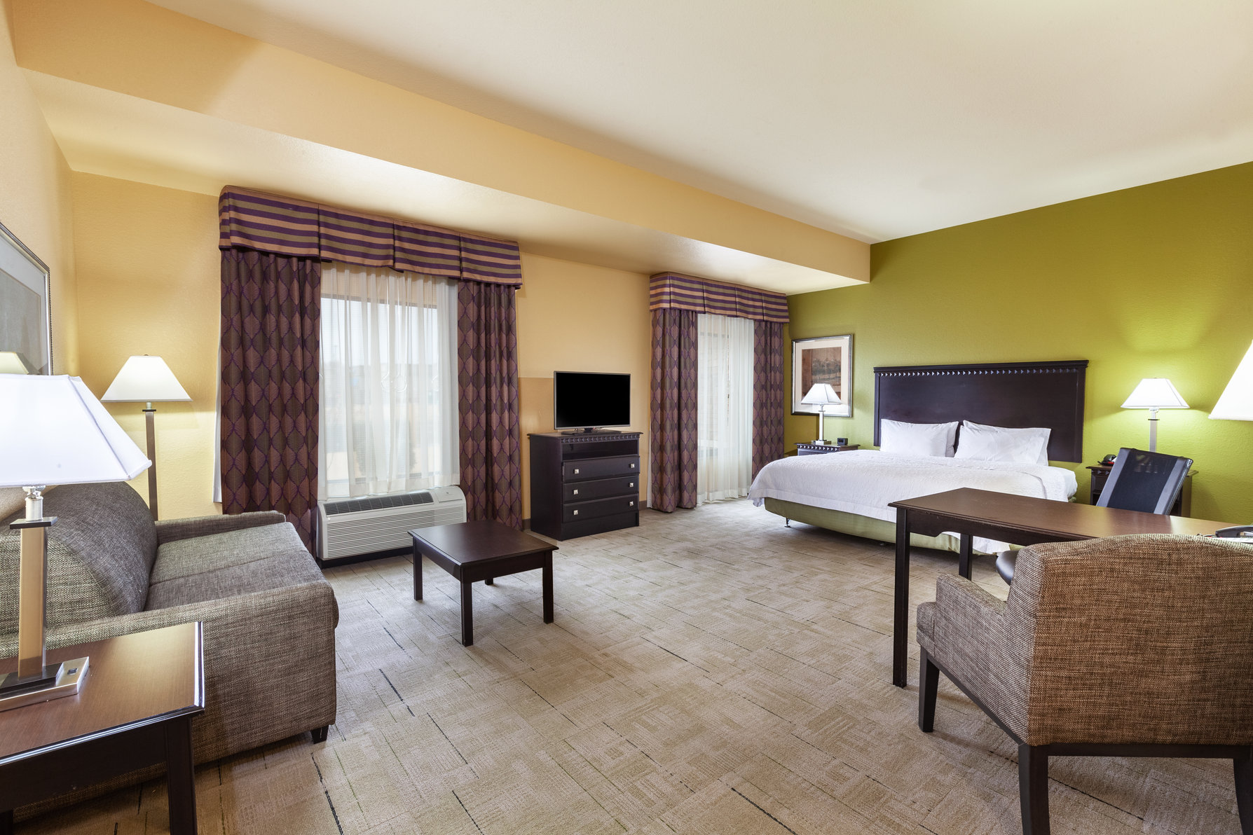 Hampton Inn & Suites by Hilton Tulsa North/Owasso Room Type - 1 KN ACC RI SHWR STUDIO NS