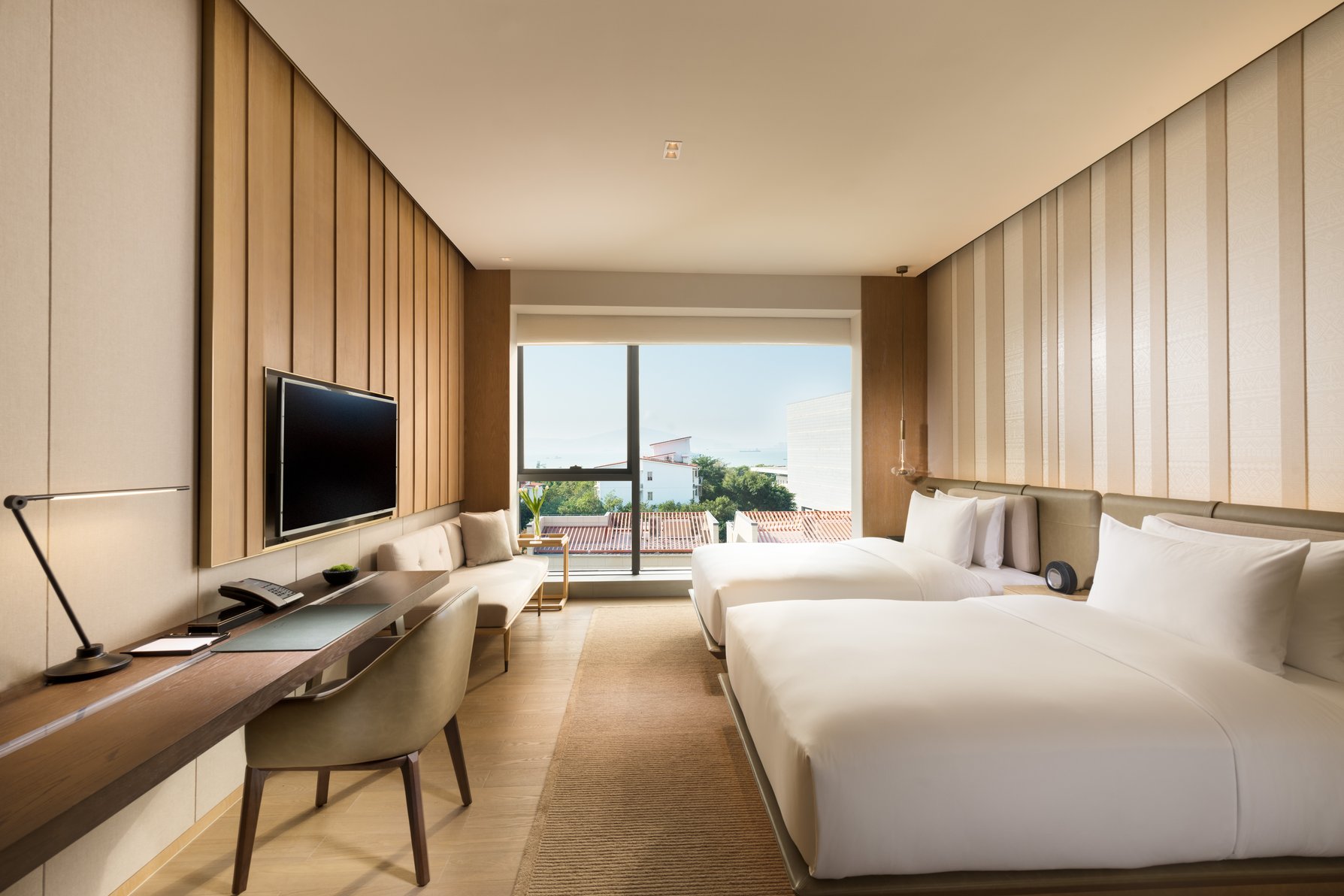 Joyze Hotel Xiamen, Curio Collection By Hilton Room Type - TWIN DELUXE SEA VIEW ROOM