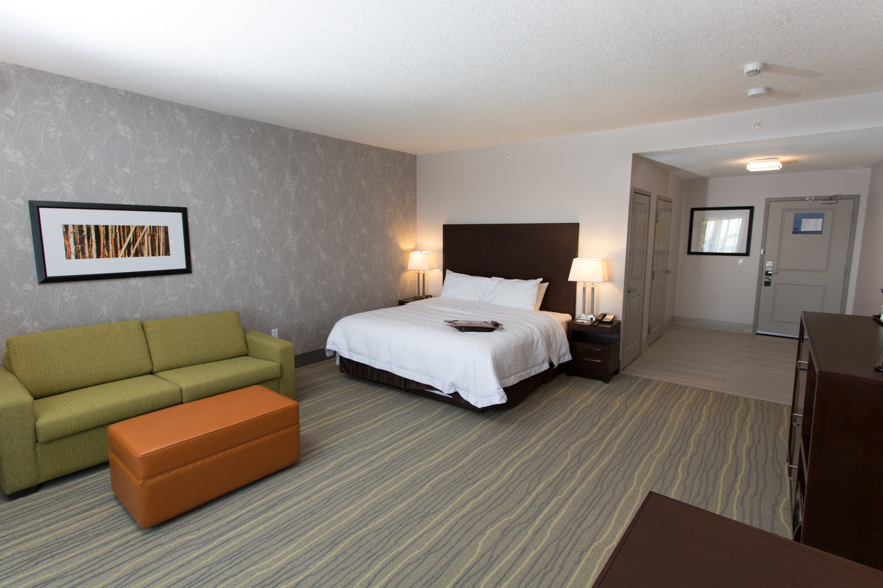 Hampton Inn by Hilton Lloydminster Room Type - 1K MOB HEA ACC RI-S NS SFB