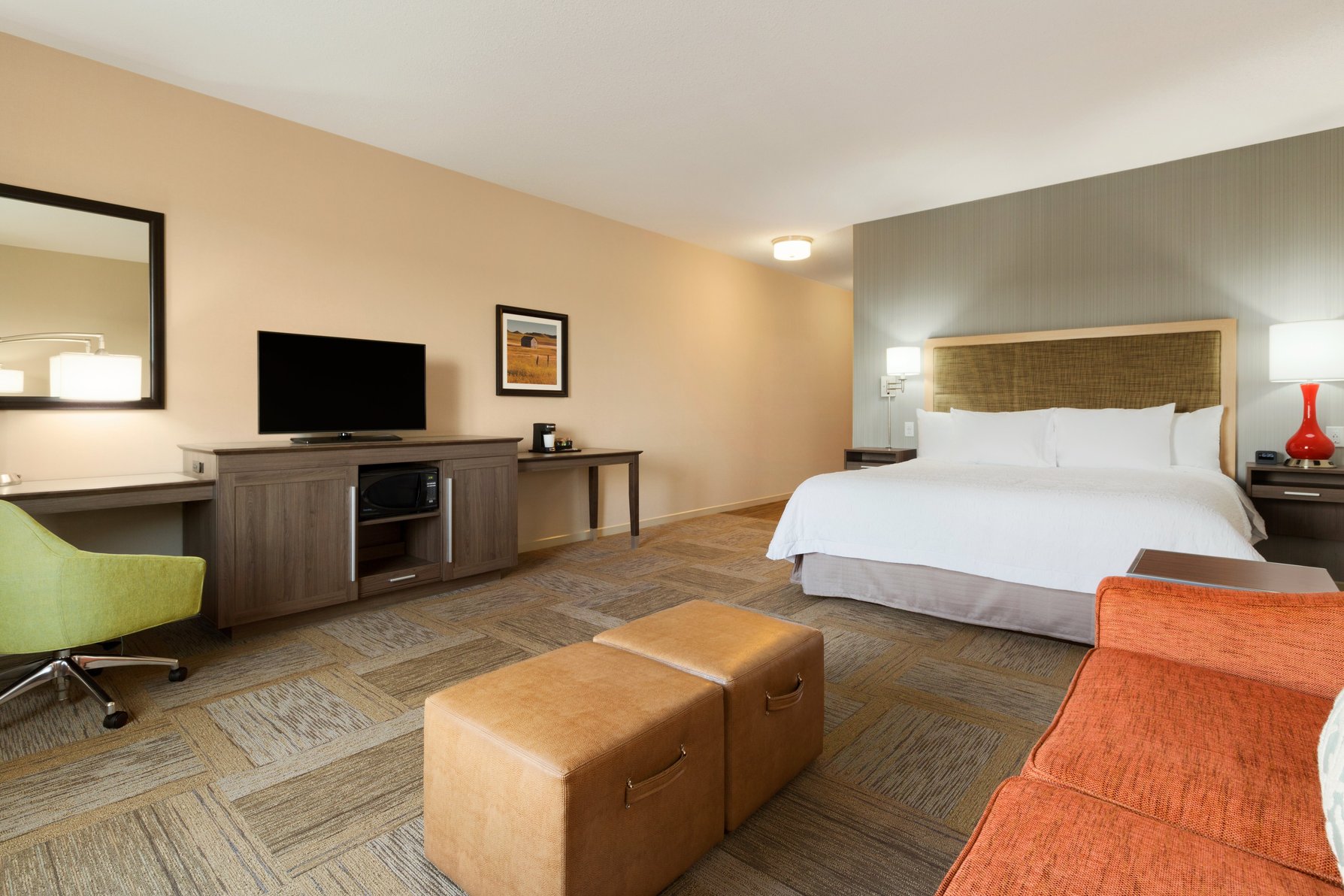 Hampton Inn by Hilton Edmonton/Sherwood Park Room Type - 1K SFBD WHIRLPOOL TUB NS