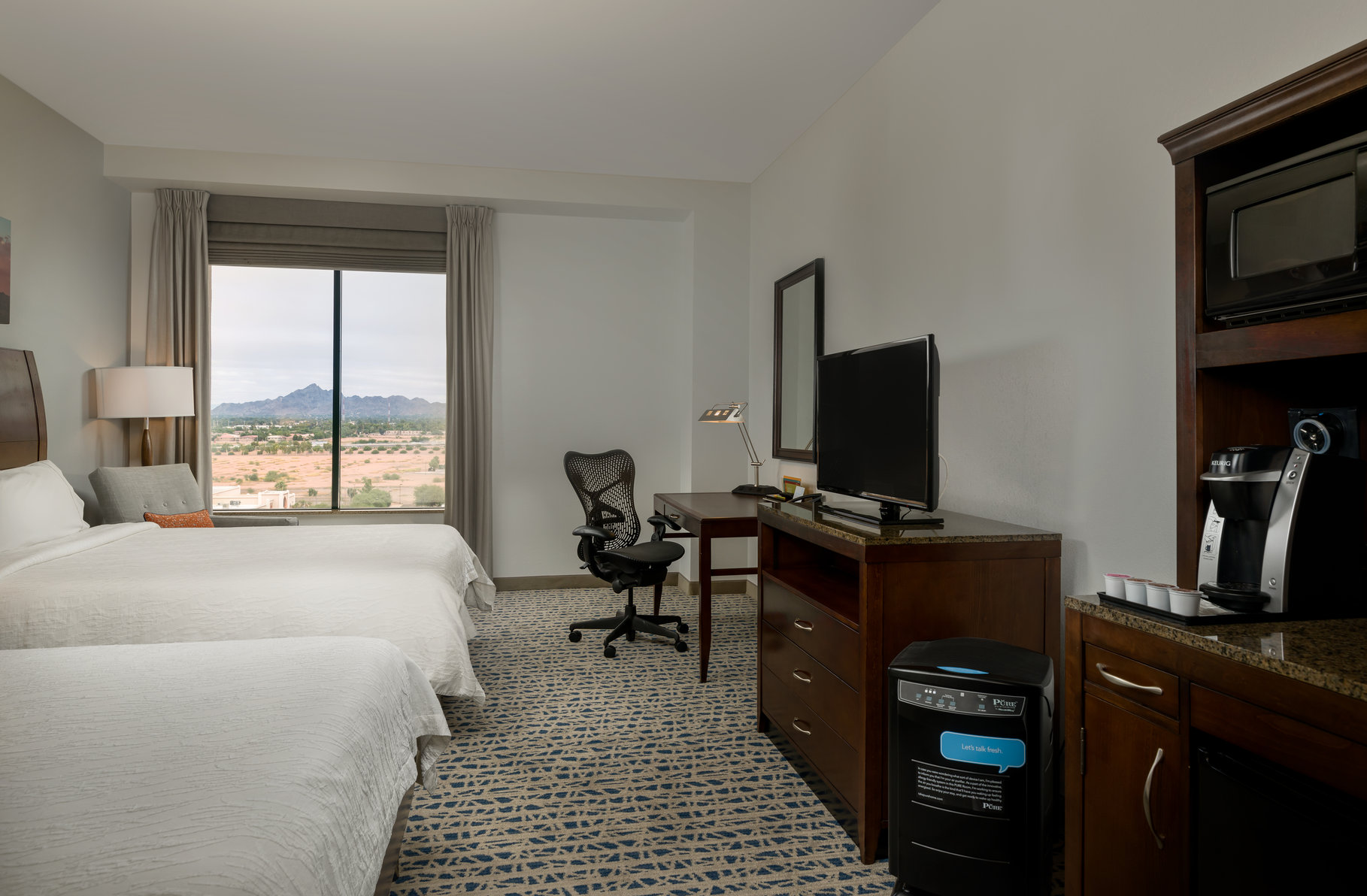 Hilton Garden Inn Phoenix Airport North Room Type - 2 QUEEN ACC RM ROLLIN SHWR