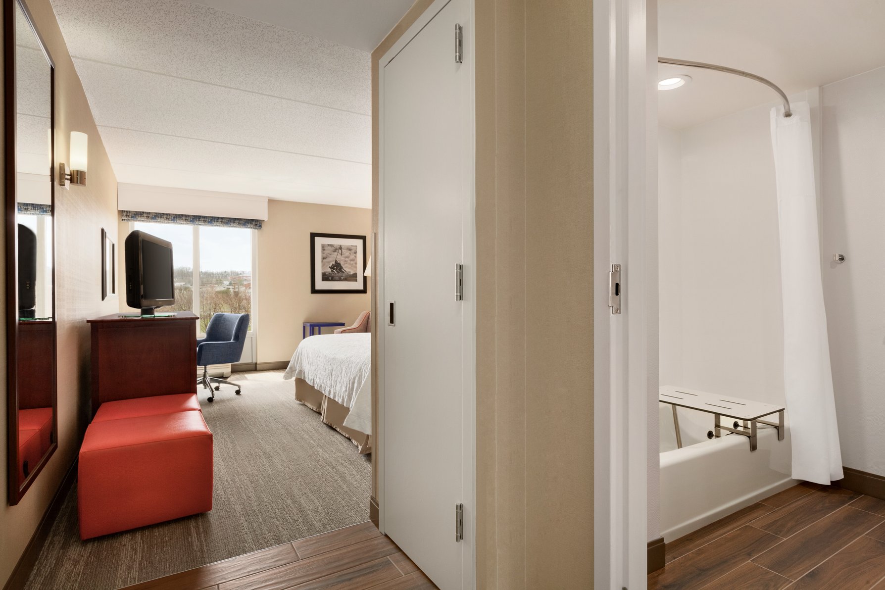 Hampton Inn by Hilton Dulles/Cascades Room Type - 2DBL MOB/HEAR ACC RISHW NS