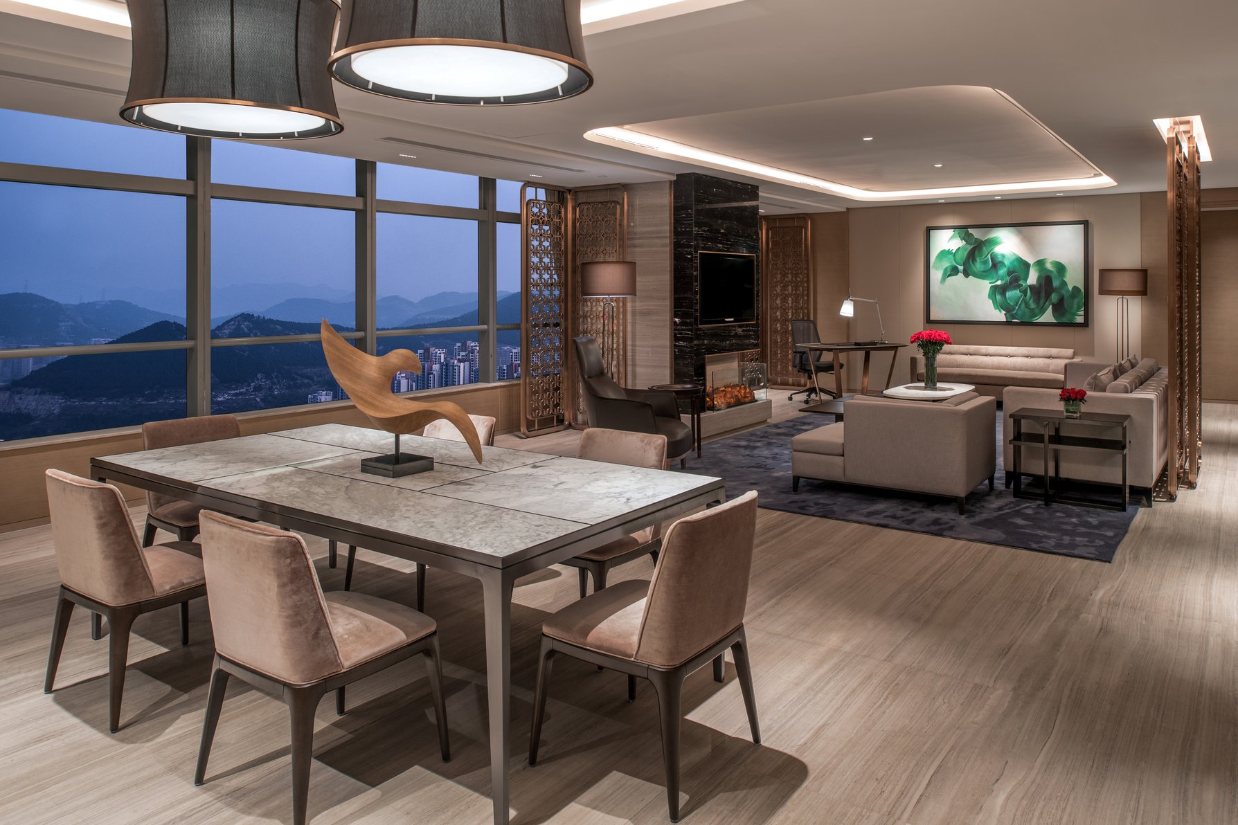 Hilton Jinan South Hotel & Residences Room Type - KING AMBASSADOR SUITE