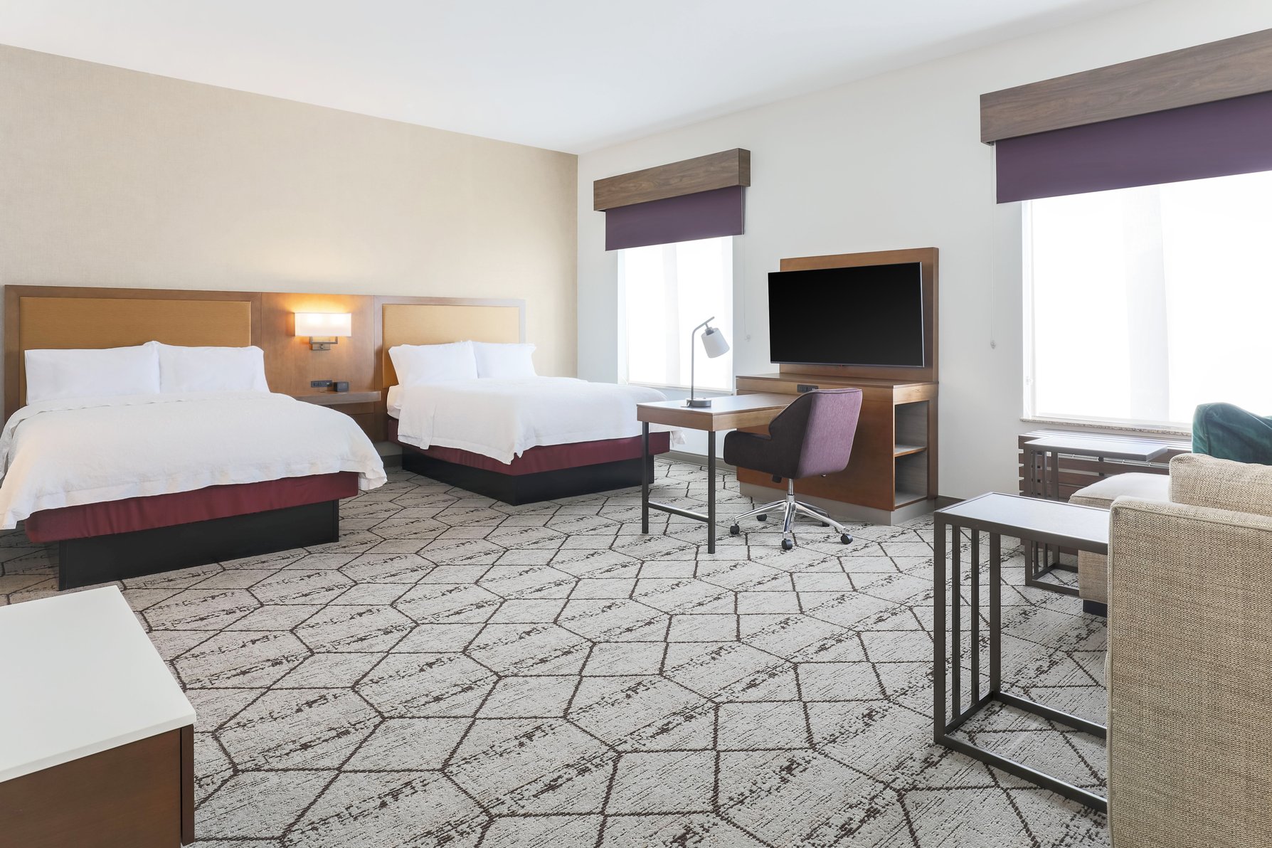 Hampton Inn & Suites Windsor - Sonoma Wine Country Room Type - 2QN MOB HEA ACC TUB STU NS