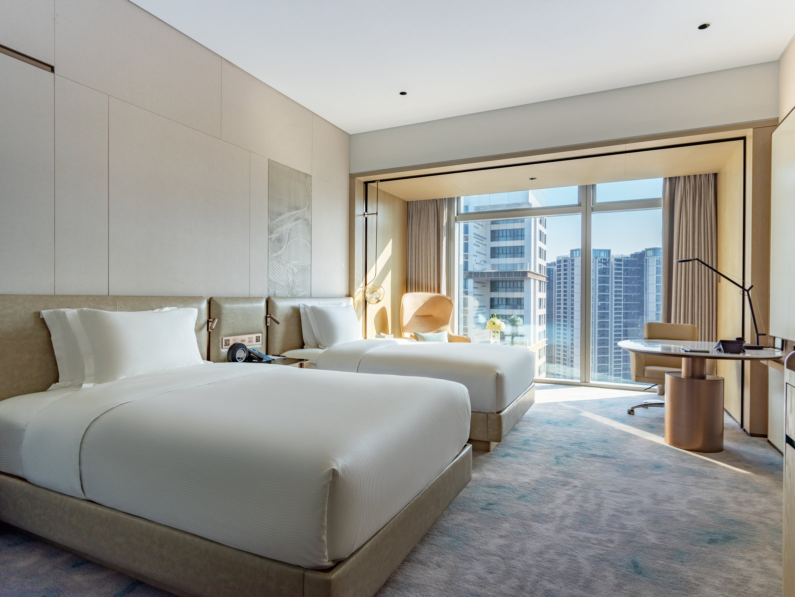 Hilton Shenzhen World Exhibition & Convention Center Room Type - TWIN GUEST ROOM