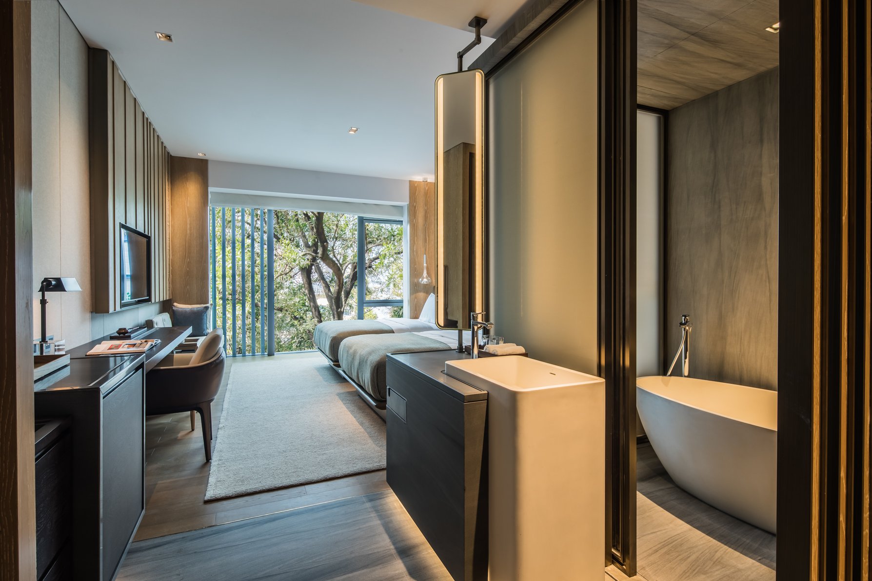 Joyze Hotel Xiamen, Curio Collection By Hilton Room Type - TWIN PREMIUM TERRACE ROOM