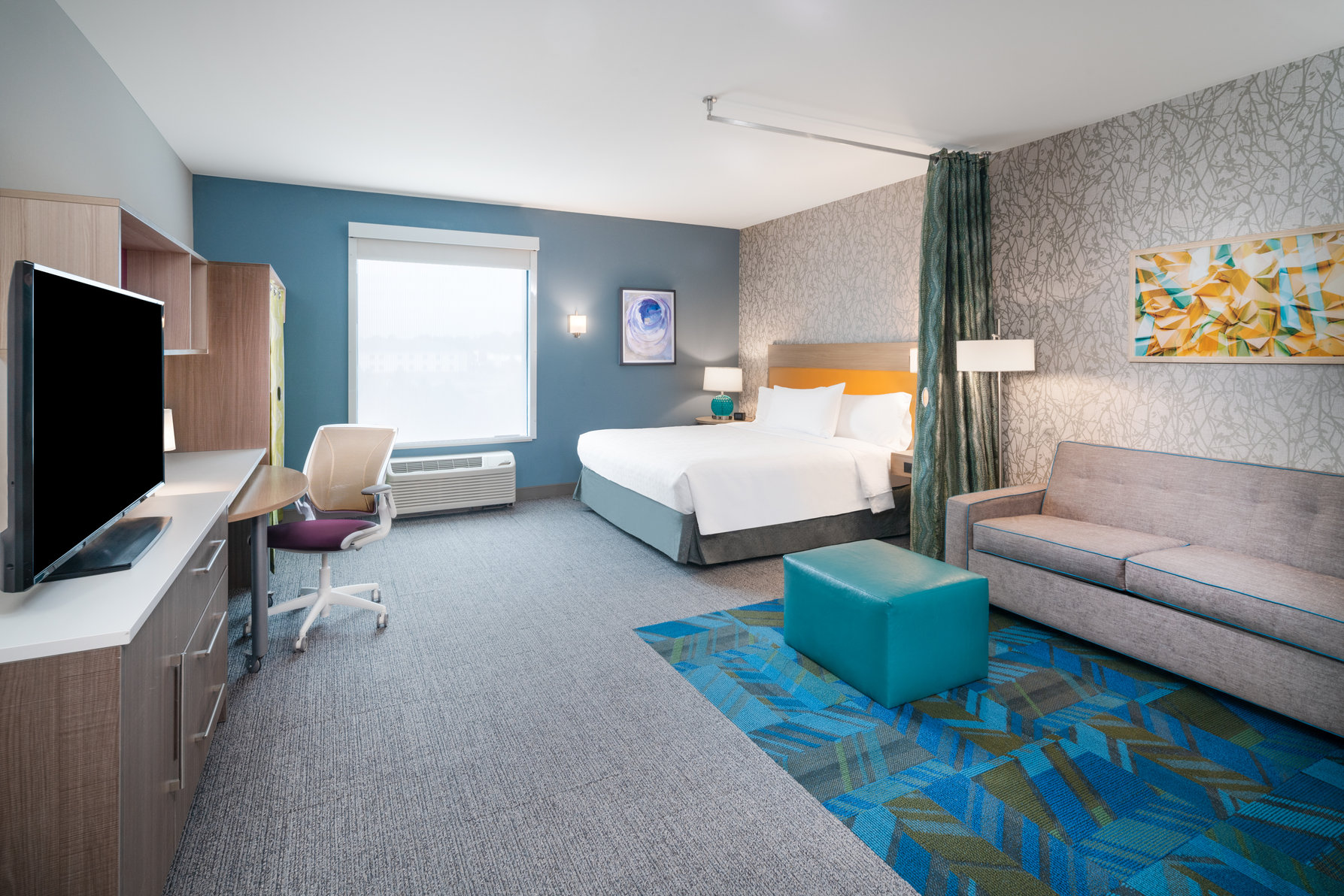 Home2 Suites by Hilton Brunswick, GA Room Type - 1KG MOB HR RI SHWR STUDIO