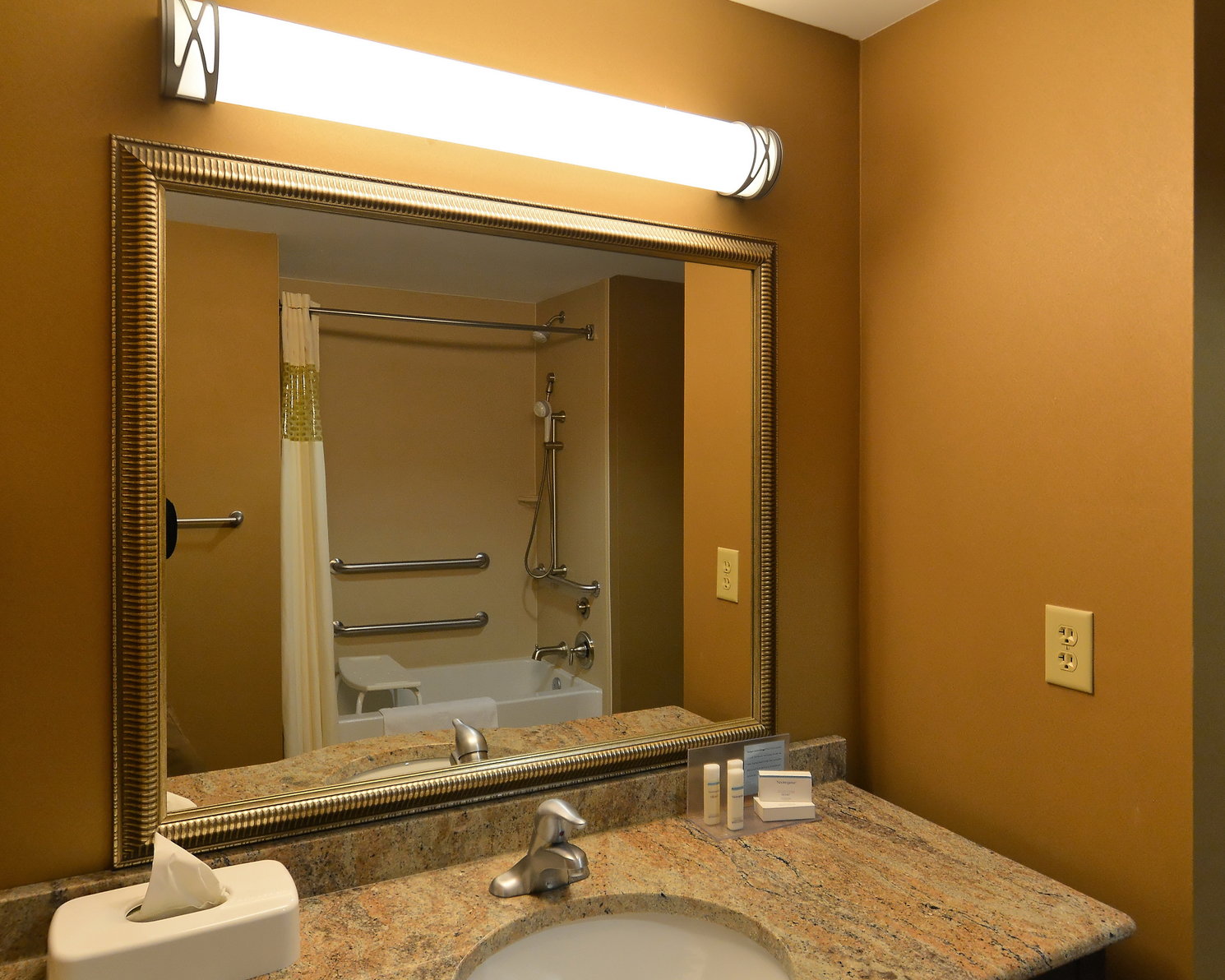 HAMPTON INN GENESEO NY Room Type - 1KNG MOB HEAR ACC W TUB NS