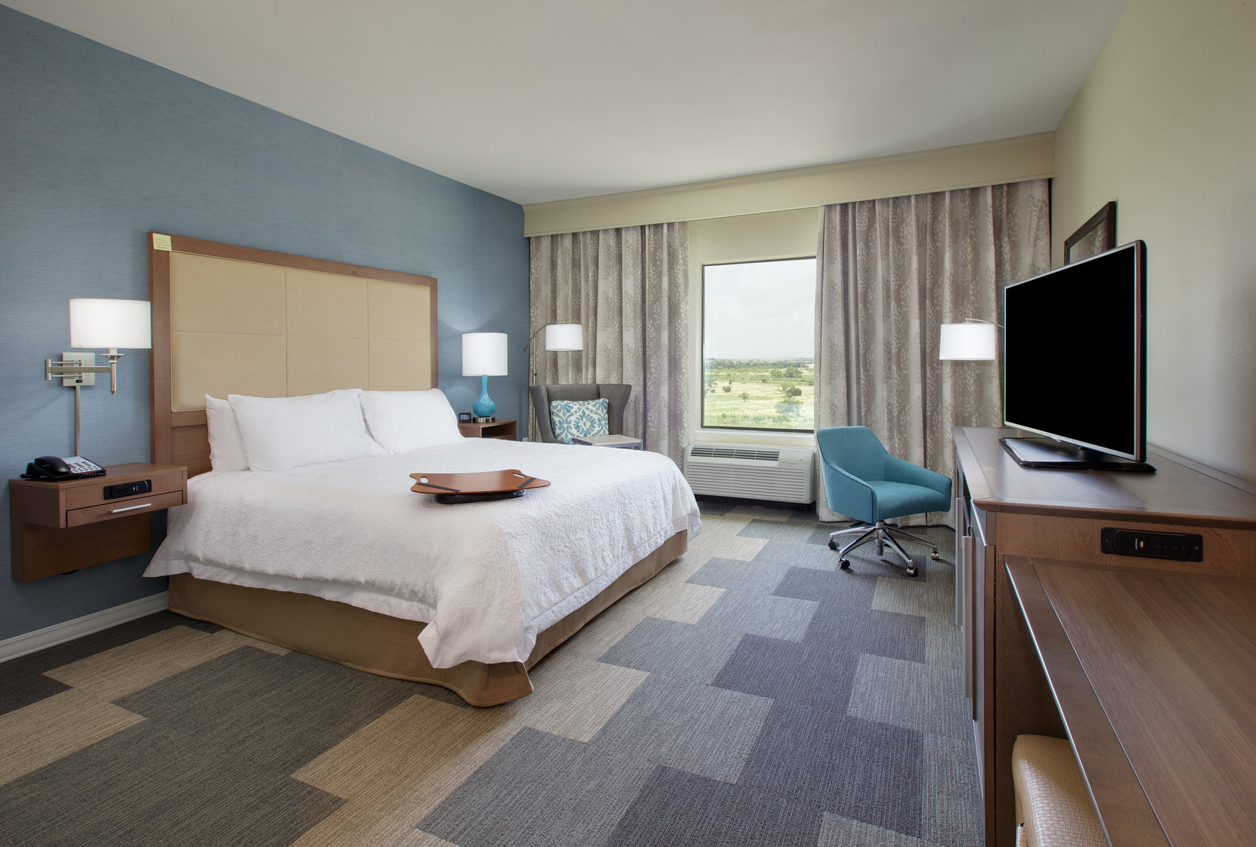 Hampton Inn by Hilton Snyder TX Room Type - 1KN MOB HEA ACC RIS STU NS
