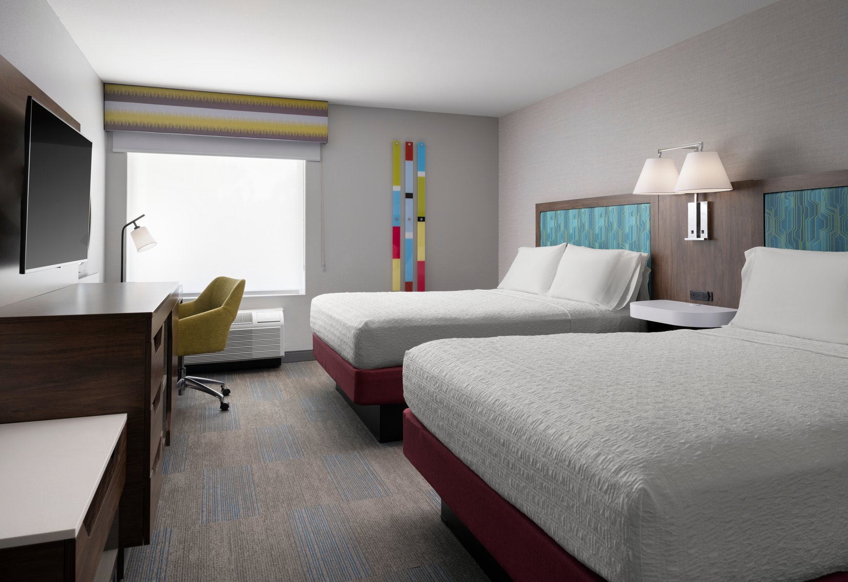 Hampton Inn San Diego Del Mar Room Type - 2 QUEENS HEARING ACCESS NS