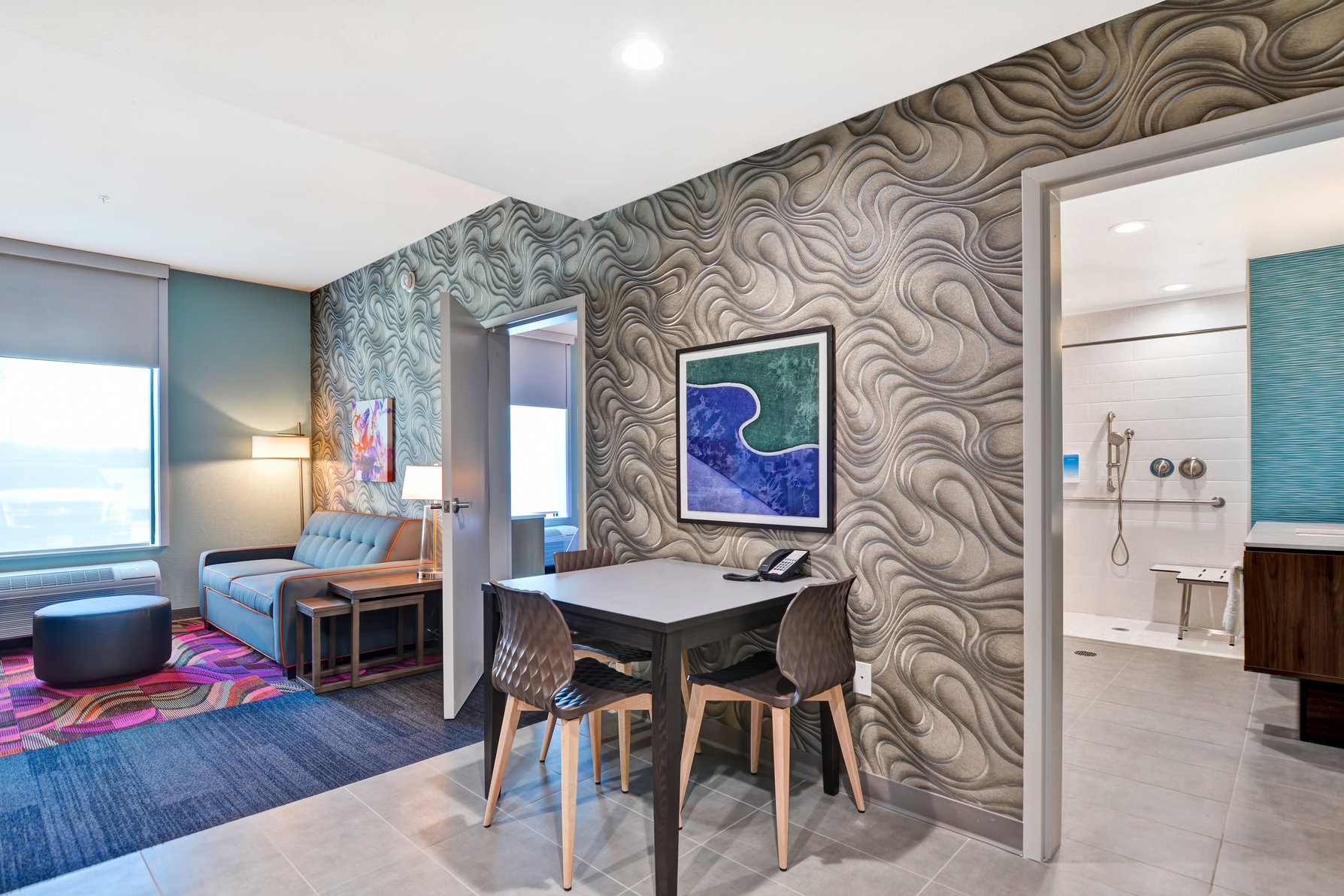 Home2 Suites by Hilton McKinney Room Type - 1QN ACC RI SHWR STE NOSMK