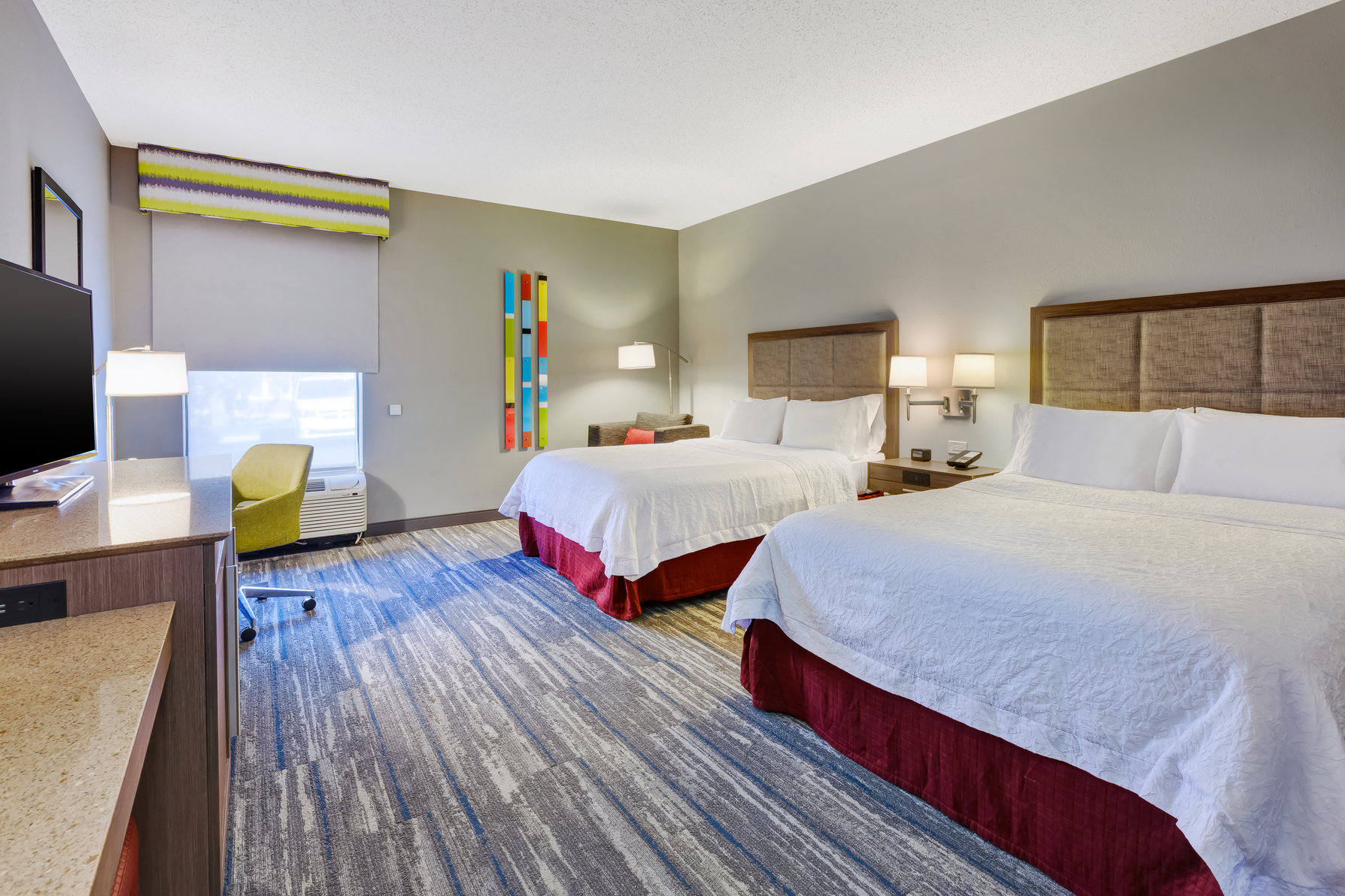 Hampton Inn Cincinnati Airport - North Room Type - 2QN MOB HEARING ACC TUB NS