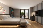 1 Bedroom Suite, 1 King, Terrace