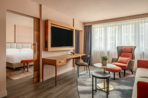 Panorama Suite Living Room and Bedroom