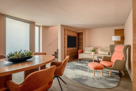 Duplex Suite Meeting Area and Living Room