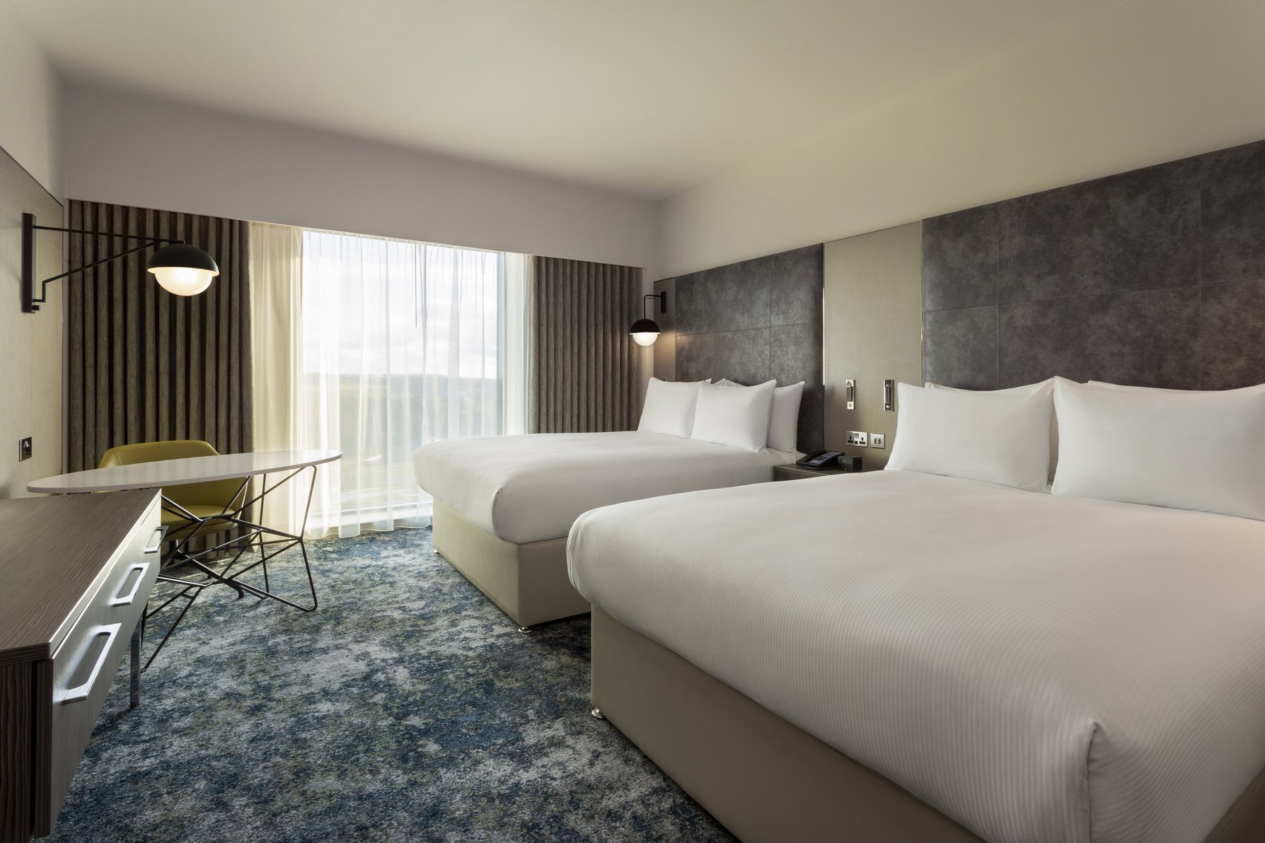 Hilton Aberdeen TECA Room Type - TWO QUEEN BEDS EXEC ROOM