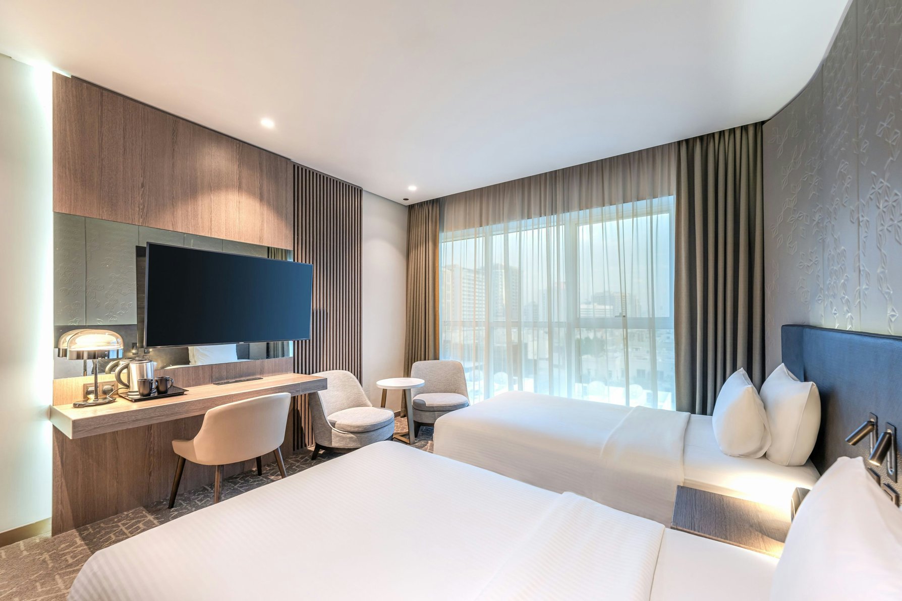 Courtyard by Marriott Dubai, Al Barsha Room Type - Standard, Guest room, 2 Twin