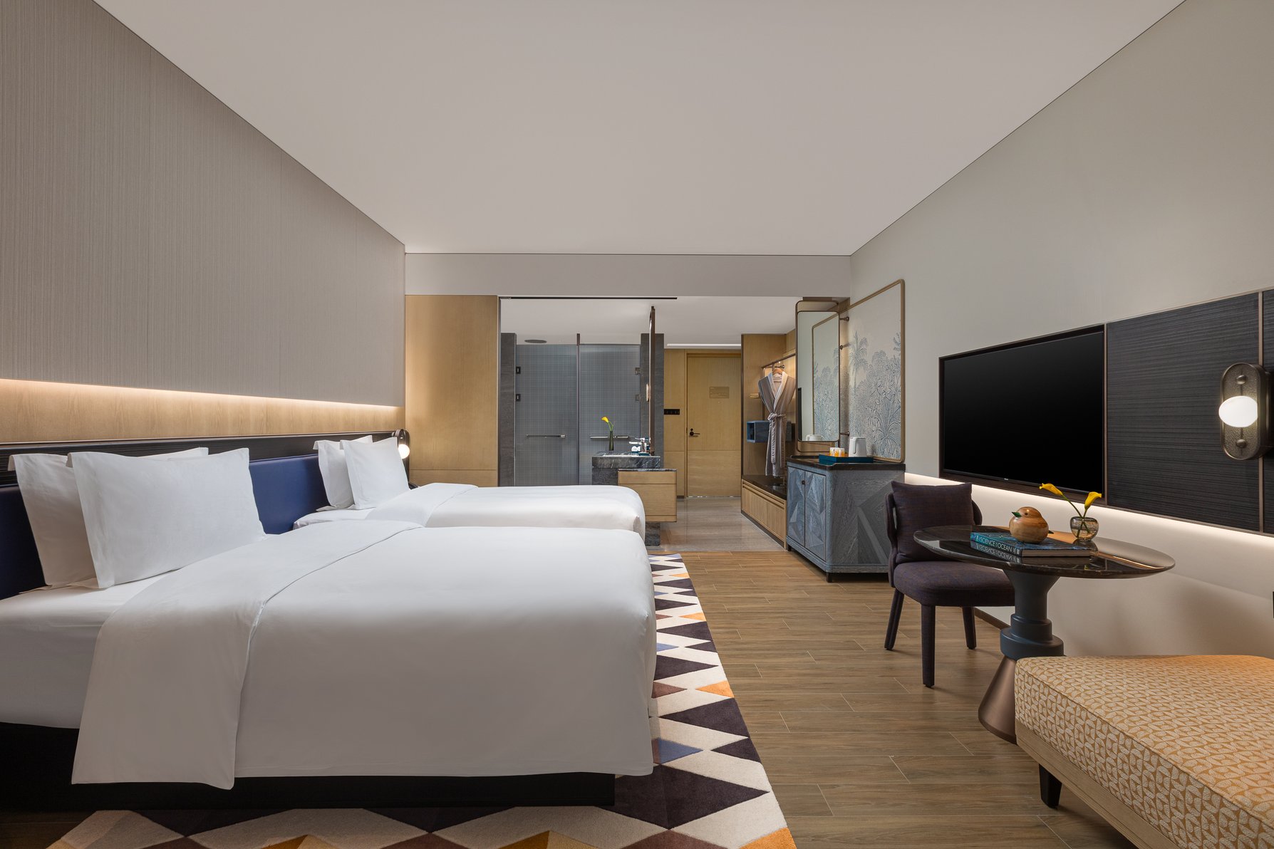 voco SANYA DADONGHAI Room Type - 2 Twin Standard Ocean View