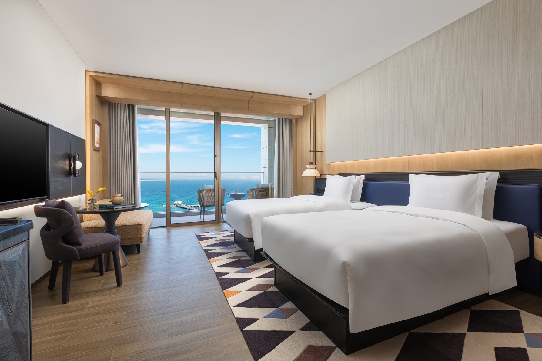 voco SANYA DADONGHAI Room Type - 2 Twin Standard Oceanfront