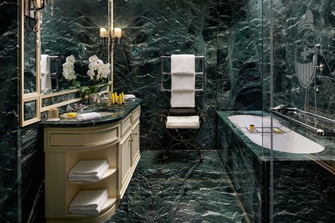 Patron suite marble bathroom