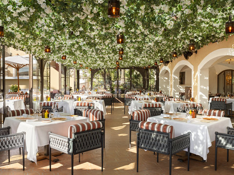 Restaurant IL Giardino Hotel Byblos Saint Tropez Stephan Julliard