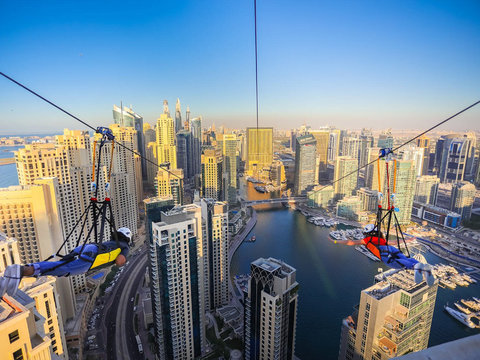Dubai Marina Zip Line