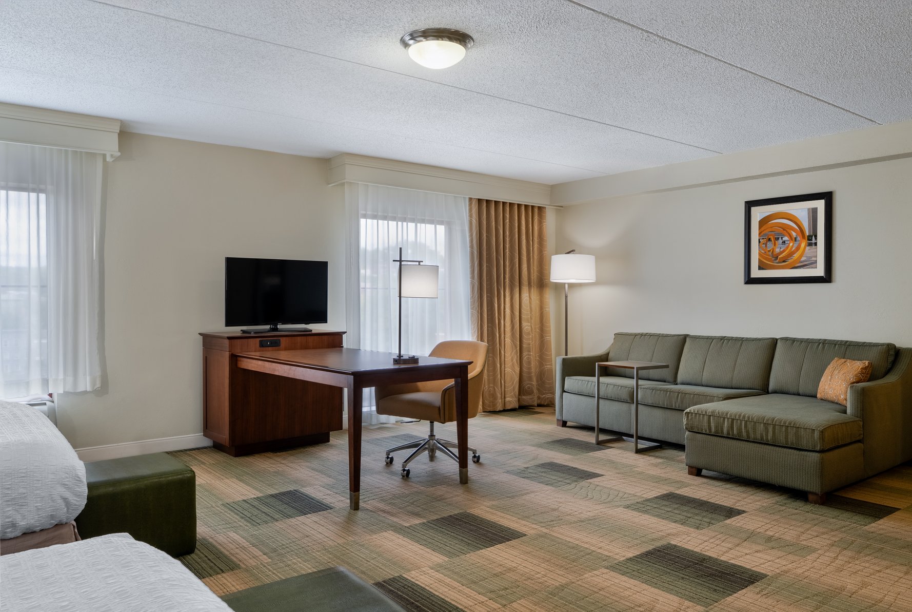 Hampton Inn & Suites by Hilton Albany-Downtown Room Type - 2QNS STUDIO SOFABED NOSMOK