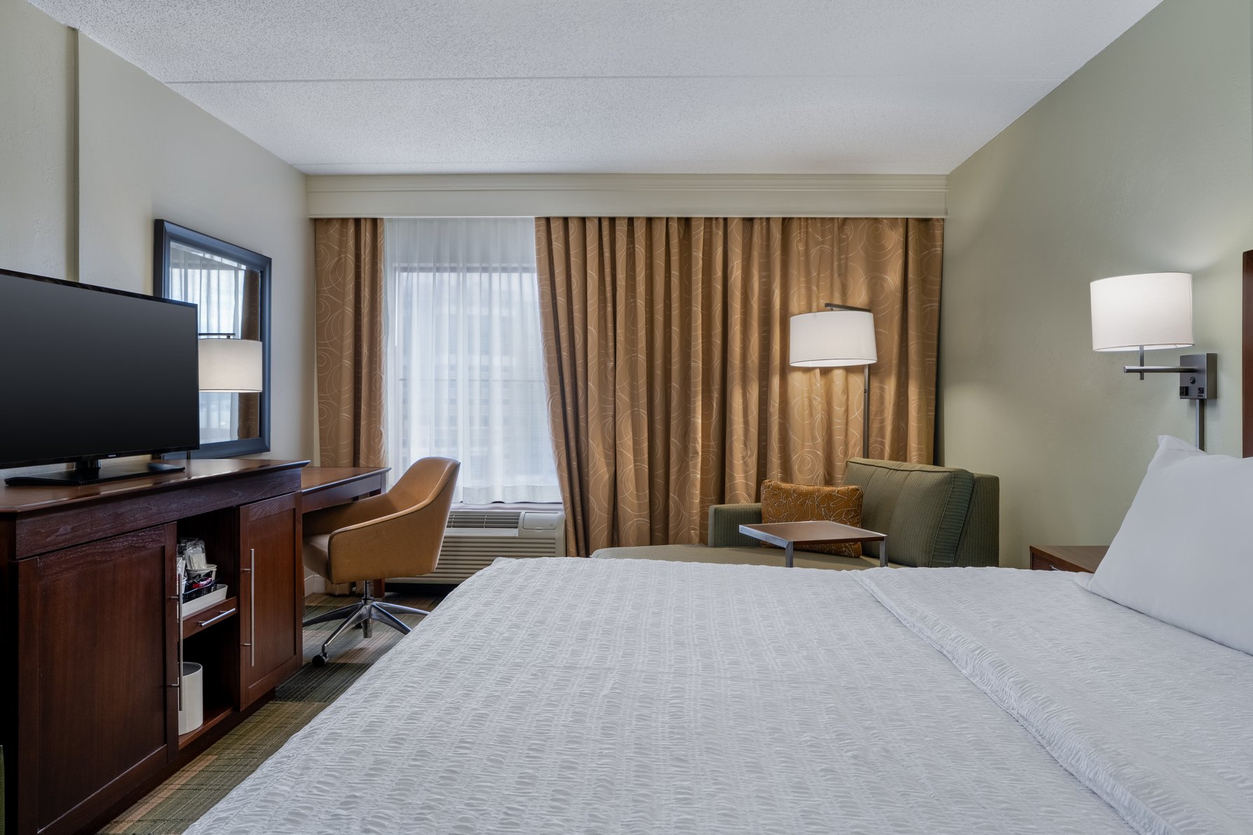 Hampton Inn & Suites by Hilton Albany-Downtown Room Type - 1KG MOB HEAR ACC RI-SHW NS