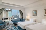 Club Partial Sea View, Club lounge access, Guest room, 2 Twin, High floor