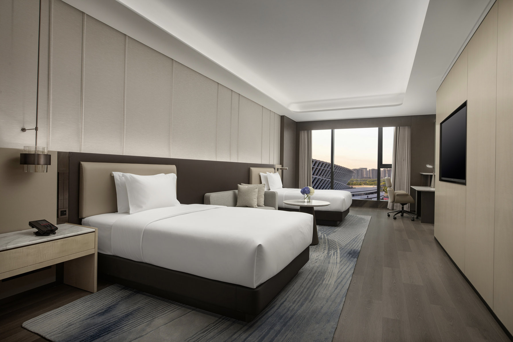 Crowne Plaza LINYI OLYMPIC SPORTS CENTRE by IHG Room Type - 2 Double Premium Customized Accessibility