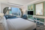 Club Partial Sea View, Club lounge access, Guest room, 1 King, High floor