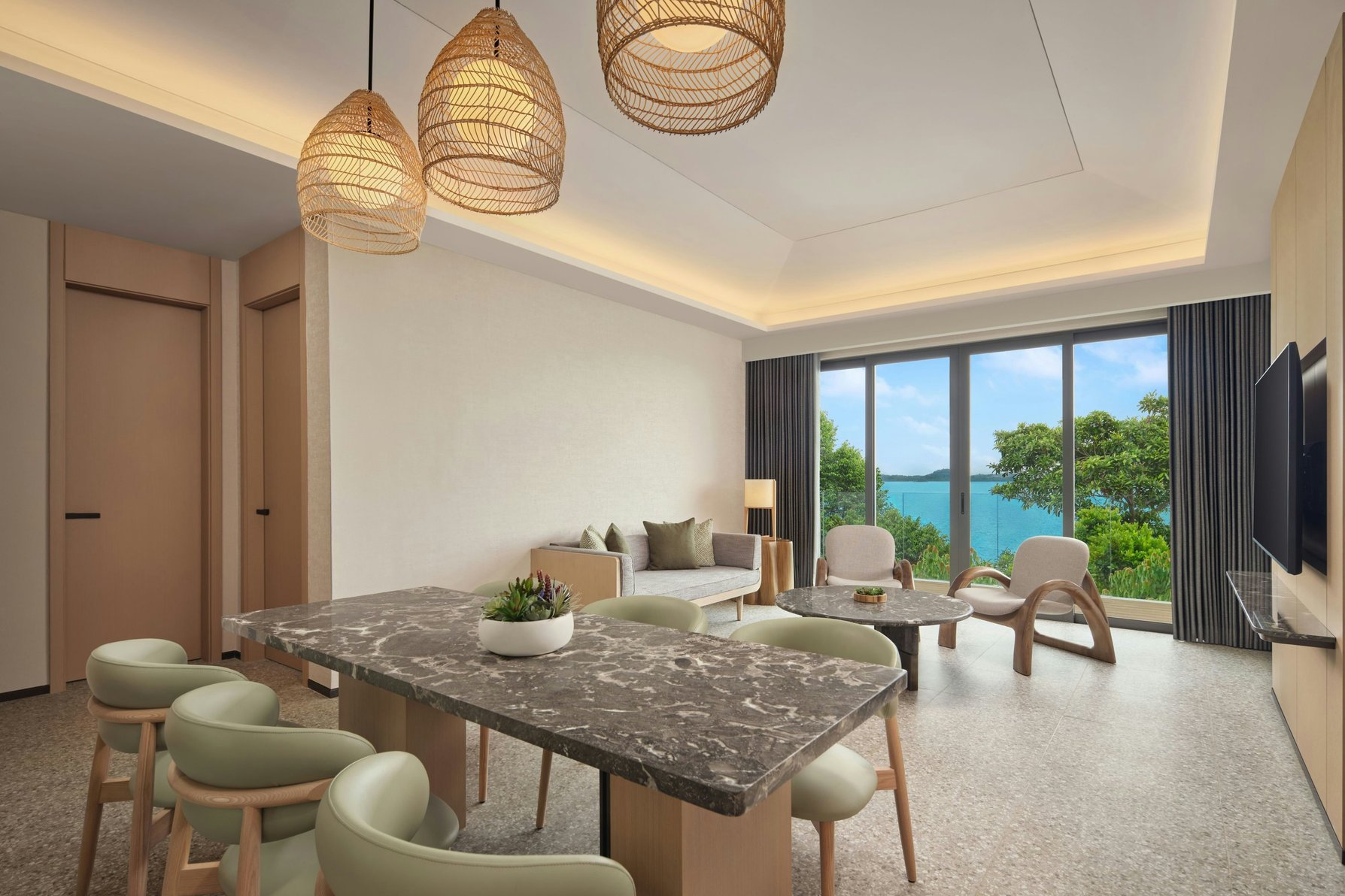 The Westin Nirup Island Resort & Spa Room Type - 2 Bedroom Villa, Bedroom 1: 1 King, Bedroom 2: 2 Twin, Ocean view