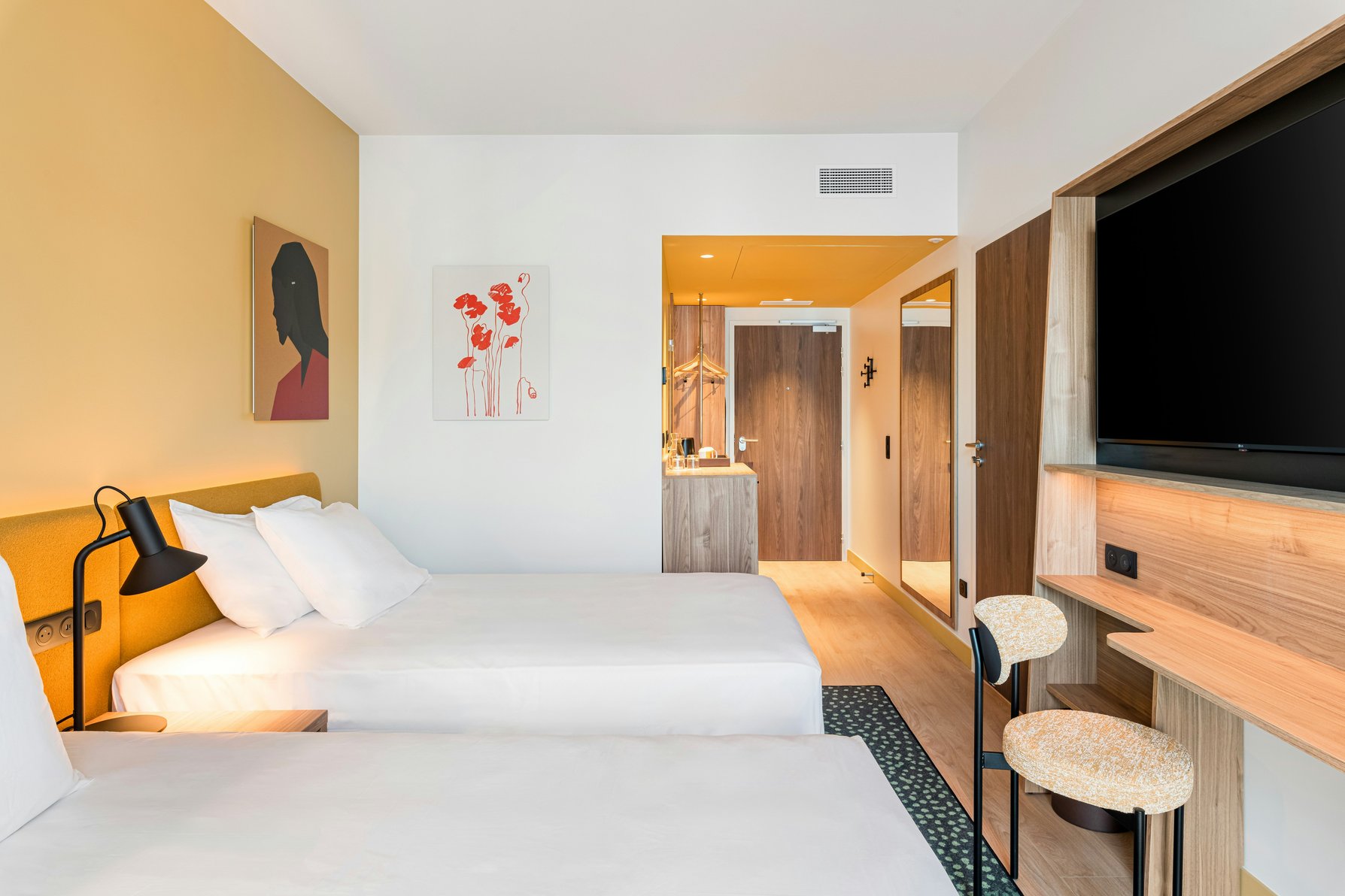 Hampton by Hilton Bordeaux Merignac Airport Room Type - TWIN ROOM